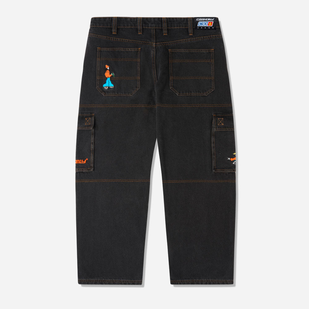 Cash only - Aleka Cargo Jeans - Faded Black