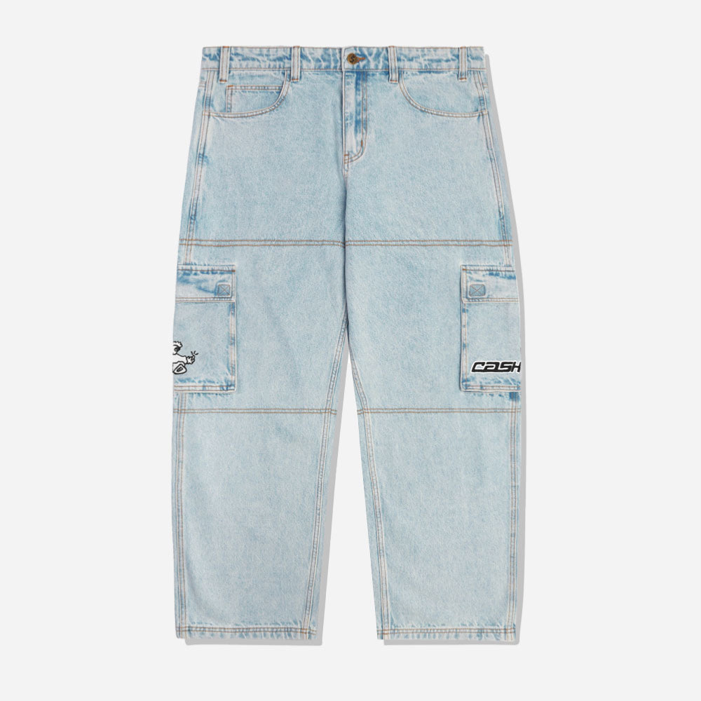 Cash only - Aleka Cargo Jeans - Light Wash