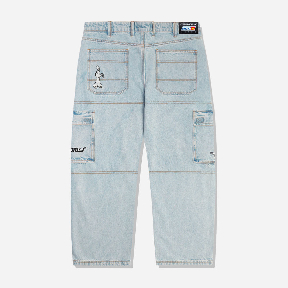 Cash only - Aleka Cargo Jeans - Light Wash