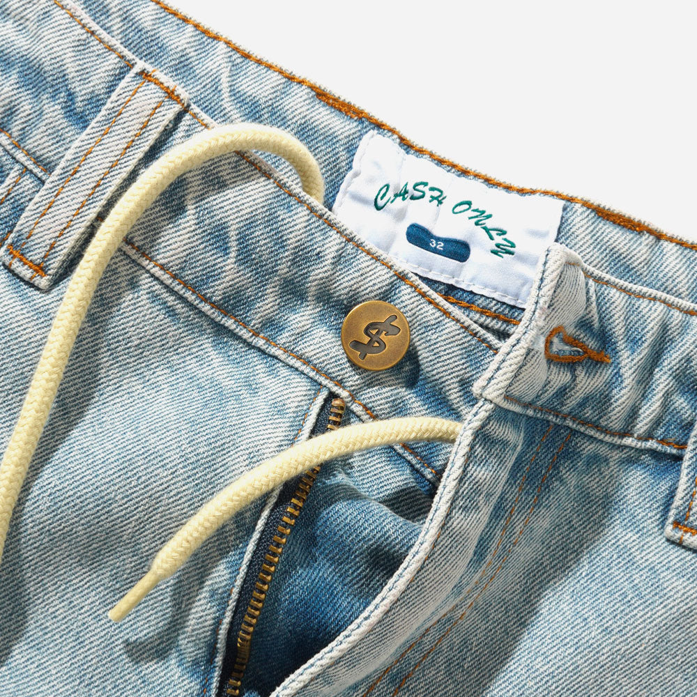Cash only - Aleka Cargo Jeans - Light Wash