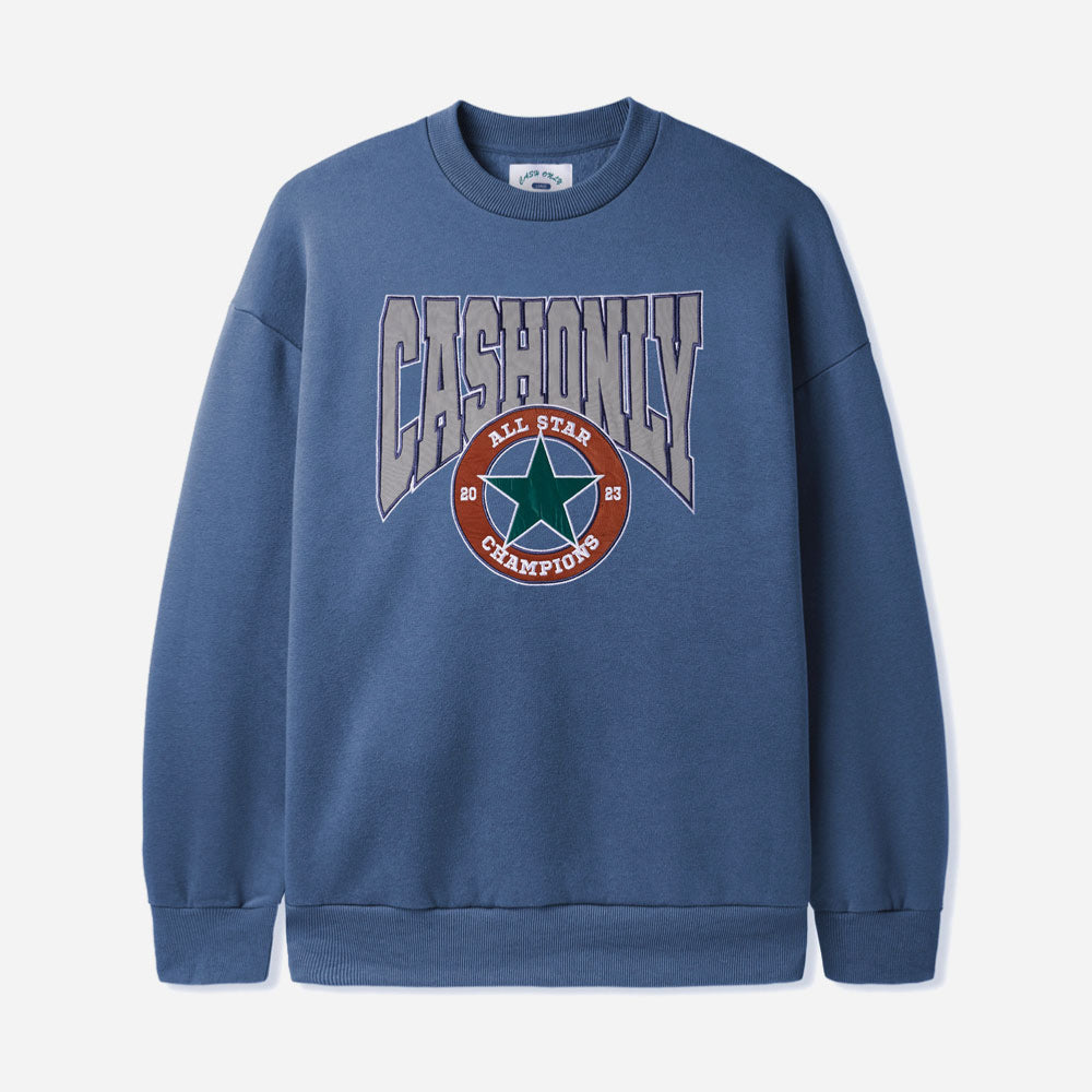 Cash only - All Star Applique Crewneck - Slate