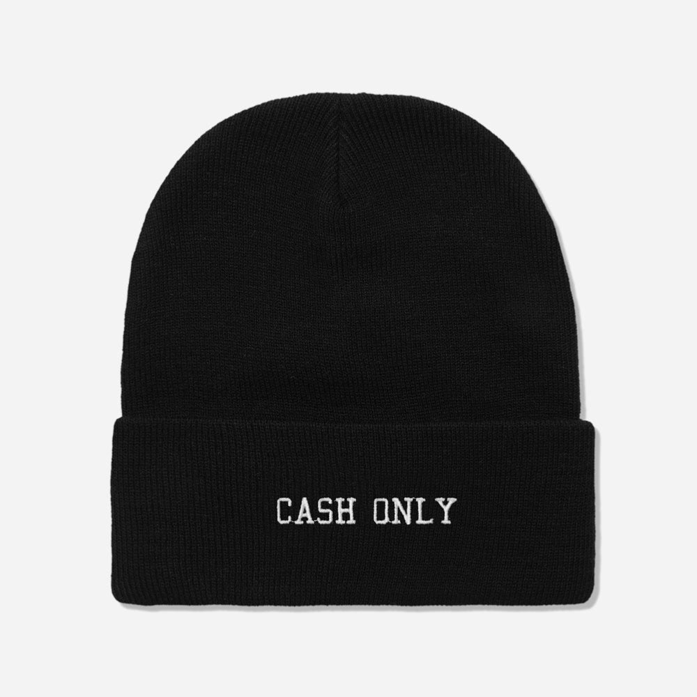 CASH ONLY - CAMPUS BEANIE - Black
