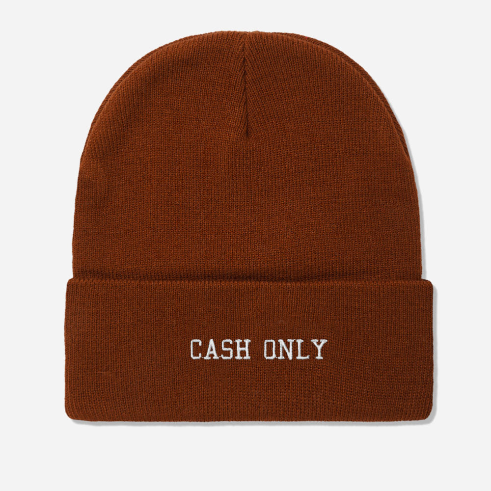 CASH ONLY - CAMPUS BEANIE - Brown