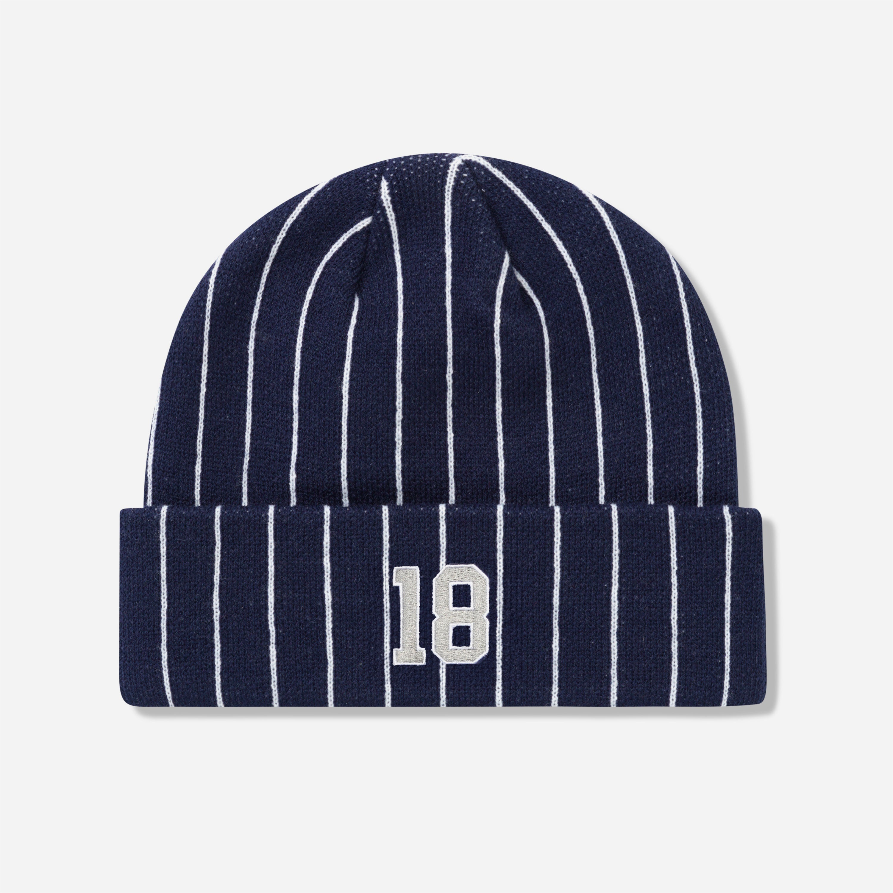 Cash Only - Pinstripe Beanie - Navy
