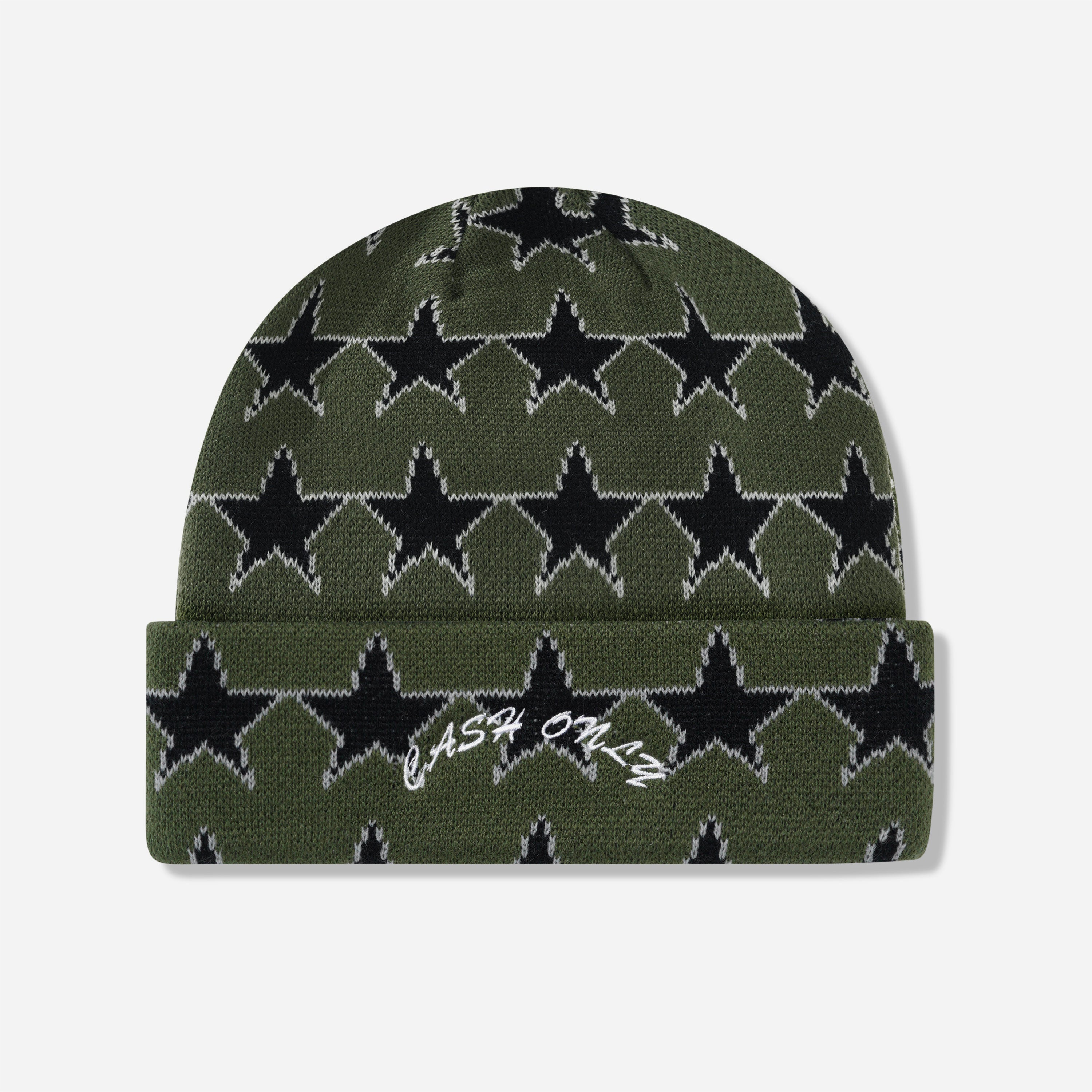 Cash Only - Star Beanie - Army