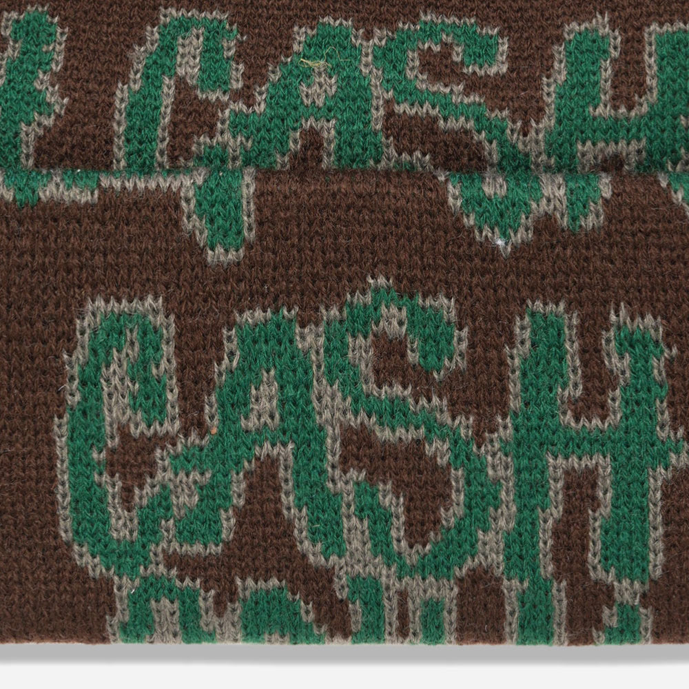 Cash Only - Scratch Beanie - Brown