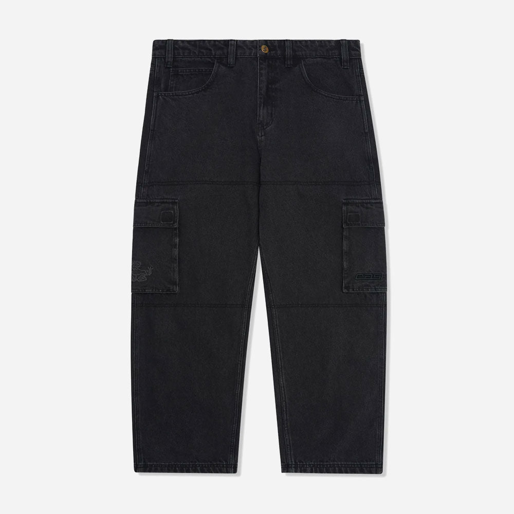 Cash only - Aleka Cargo Jeans - Black