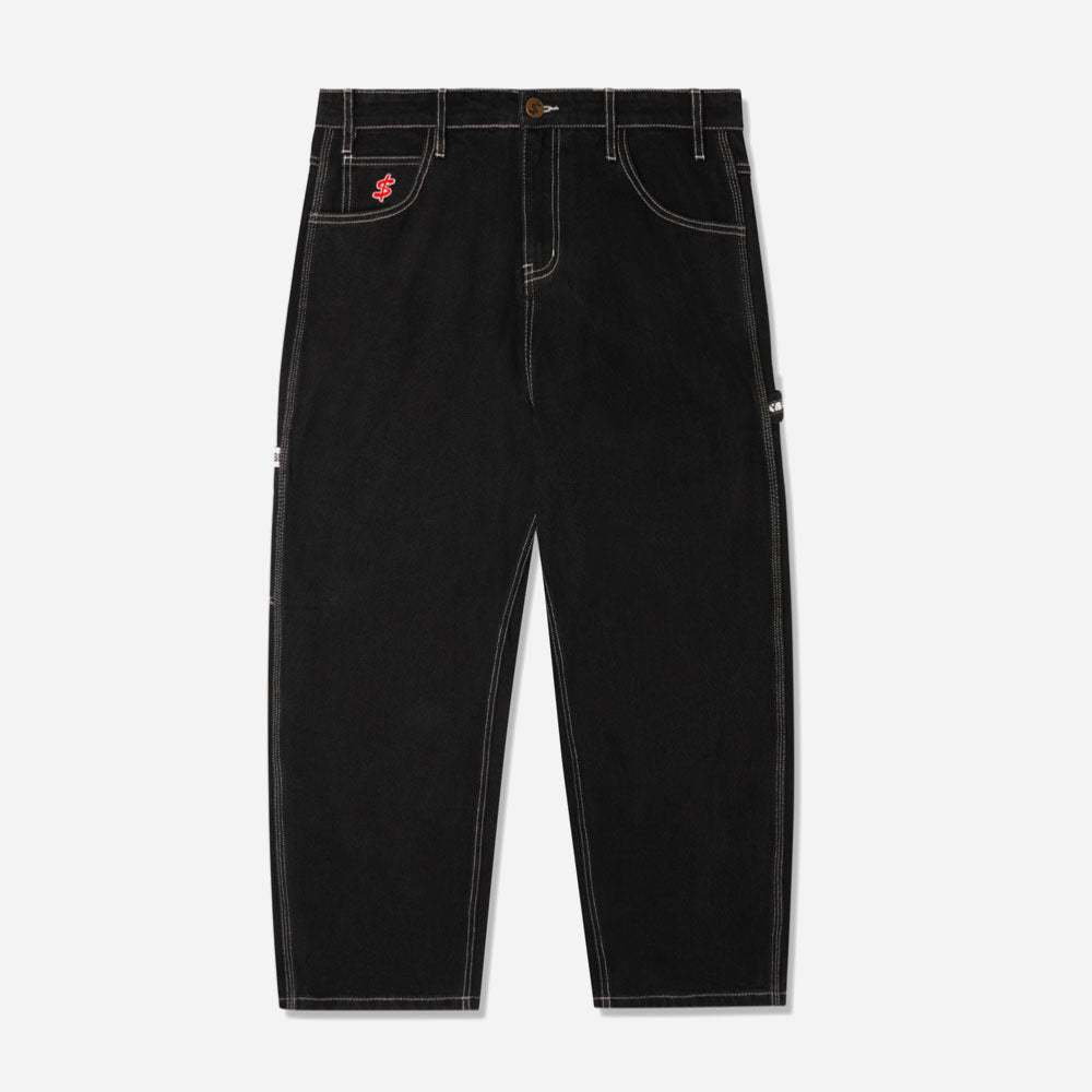 Cash Only - Carpenter Baggy Denim Jeans - Black