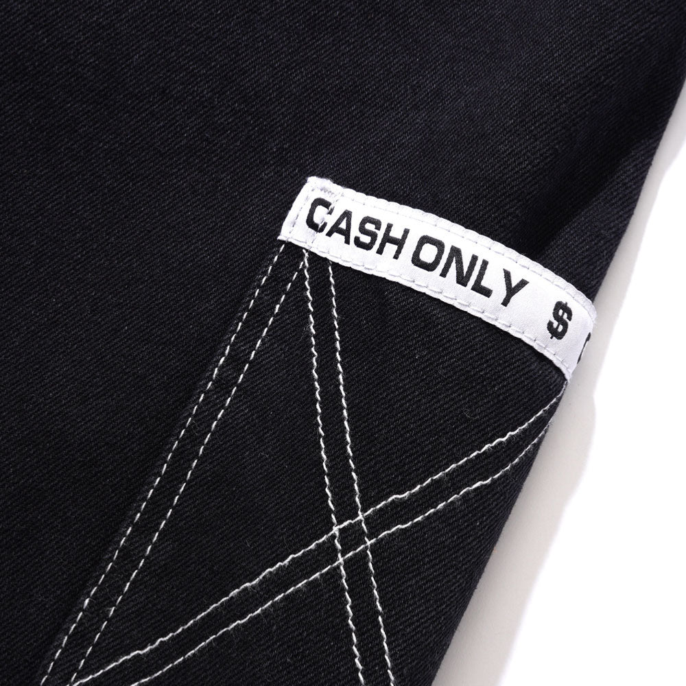 Cash Only - Carpenter Baggy Denim Jeans - Black