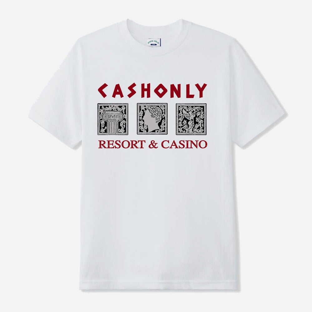 Cash Only - High Rollers Tee - White