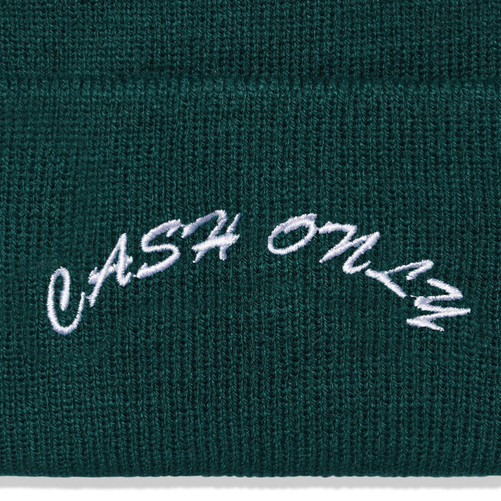 CASH ONLY - LOGO BEANIE - Forest