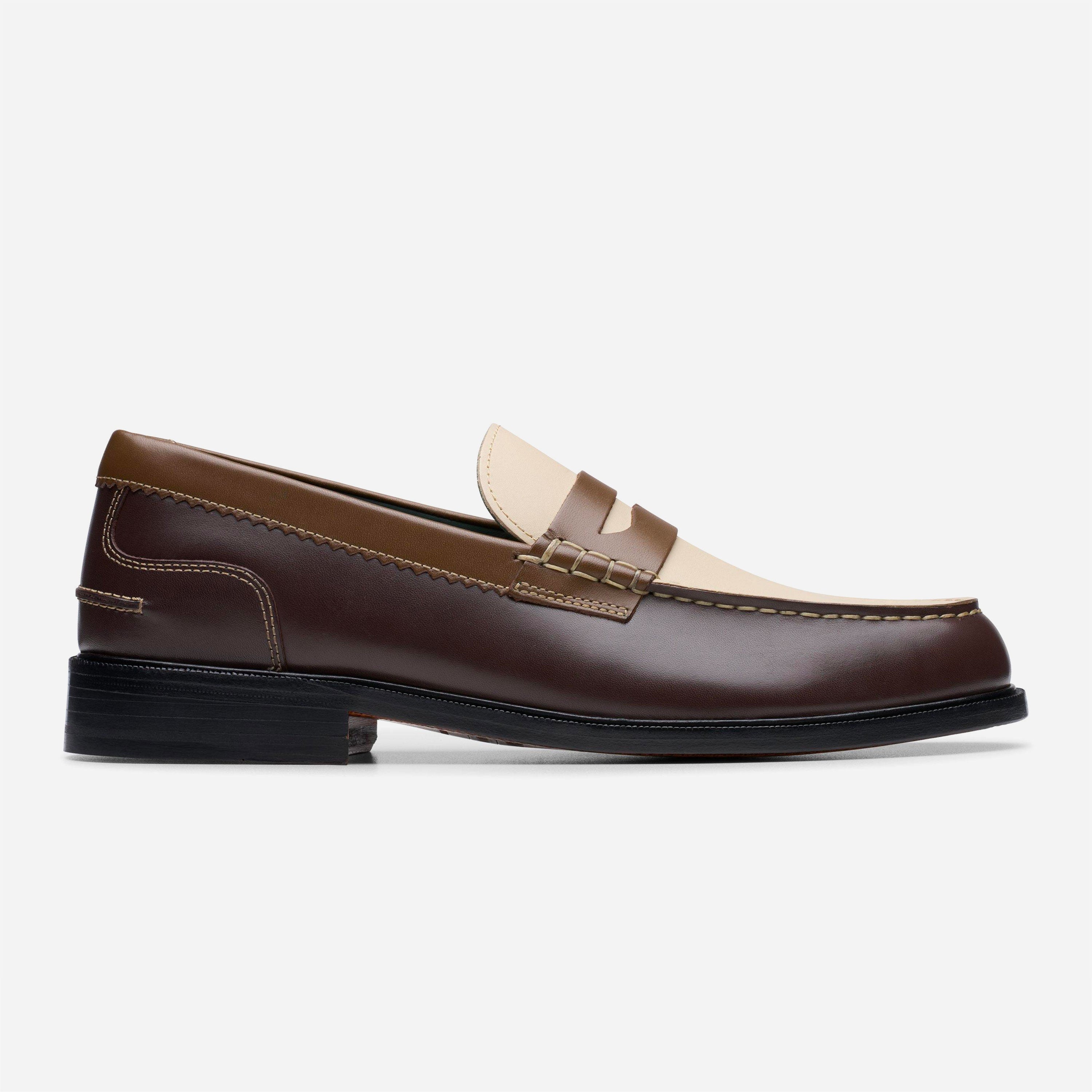 Clarks Originals - Craft James Loafer  - Brown Combi