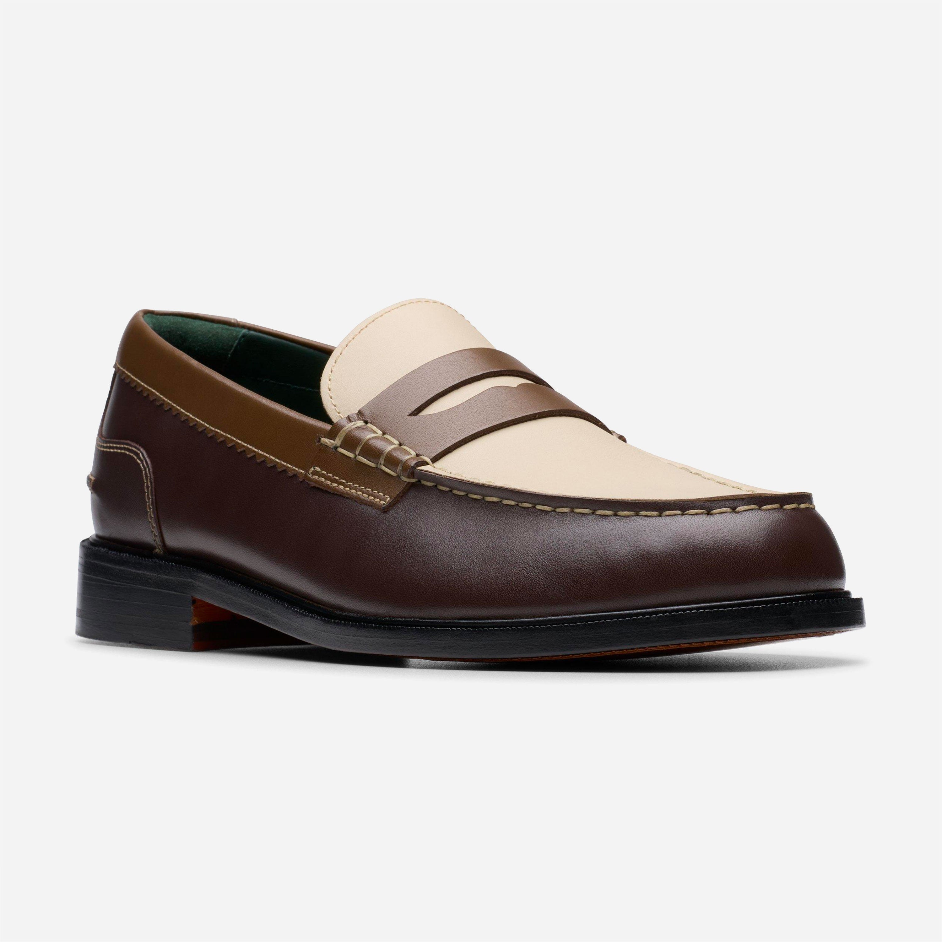 Clarks Originals - Craft James Loafer  - Brown Combi