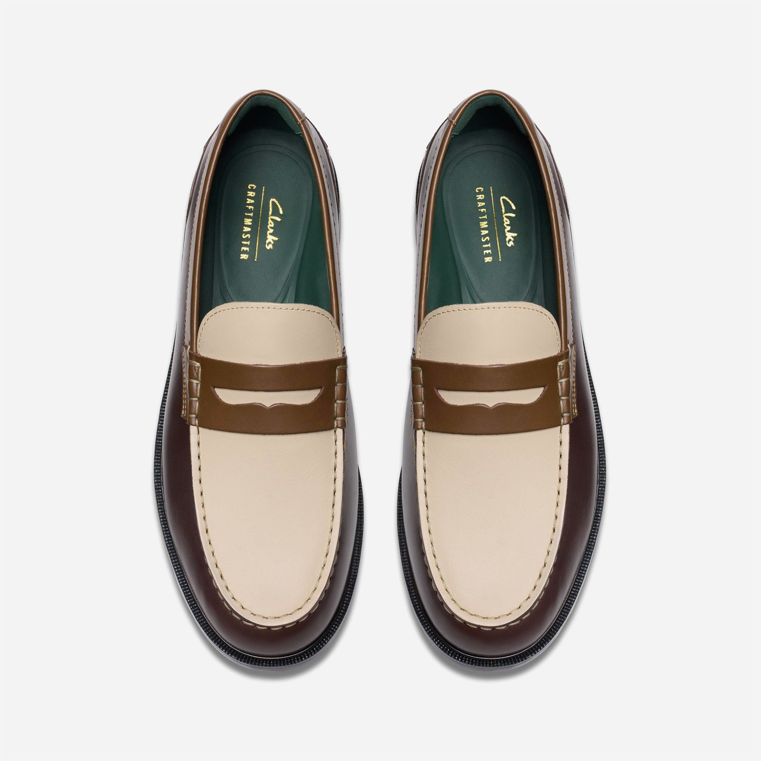 Clarks Originals - Craft James Loafer  - Brown Combi