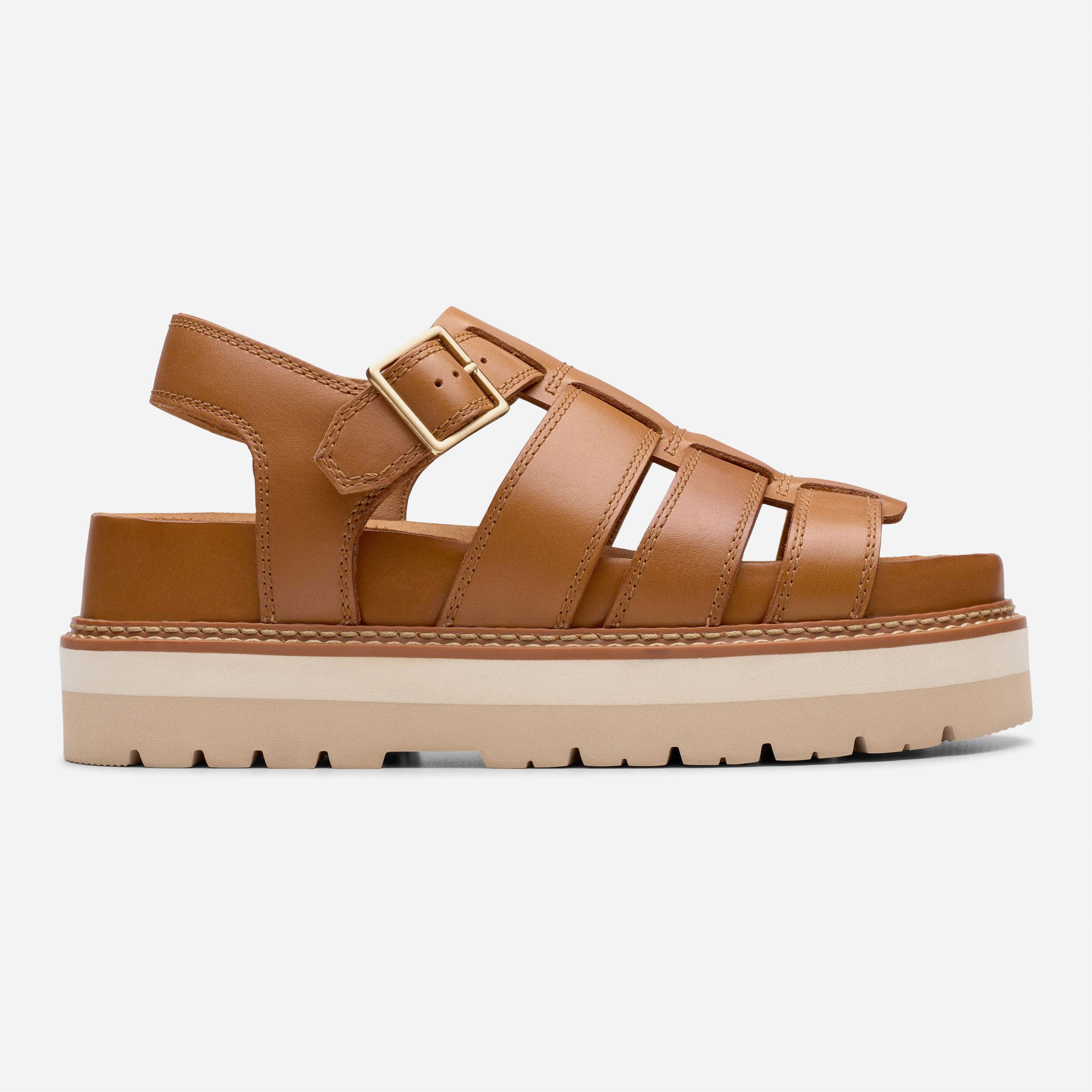 Clarks - Orianna Twist - Tan Leather