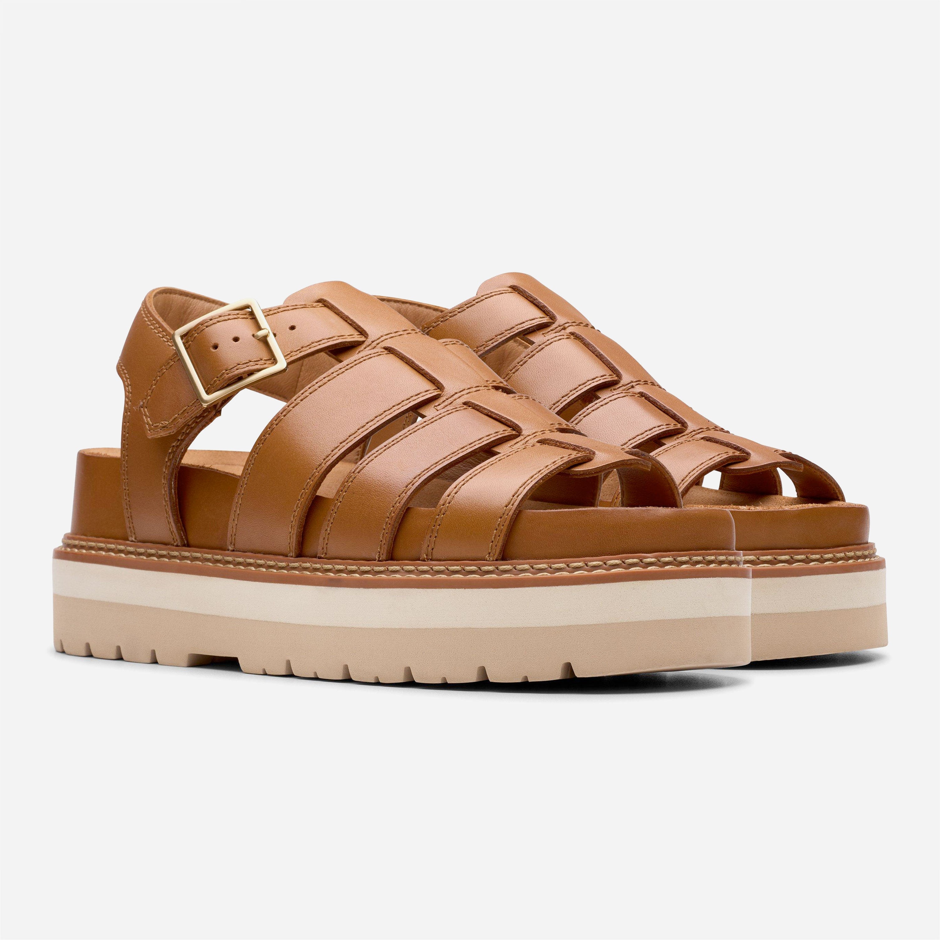 Clarks - Orianna Twist - Tan Leather