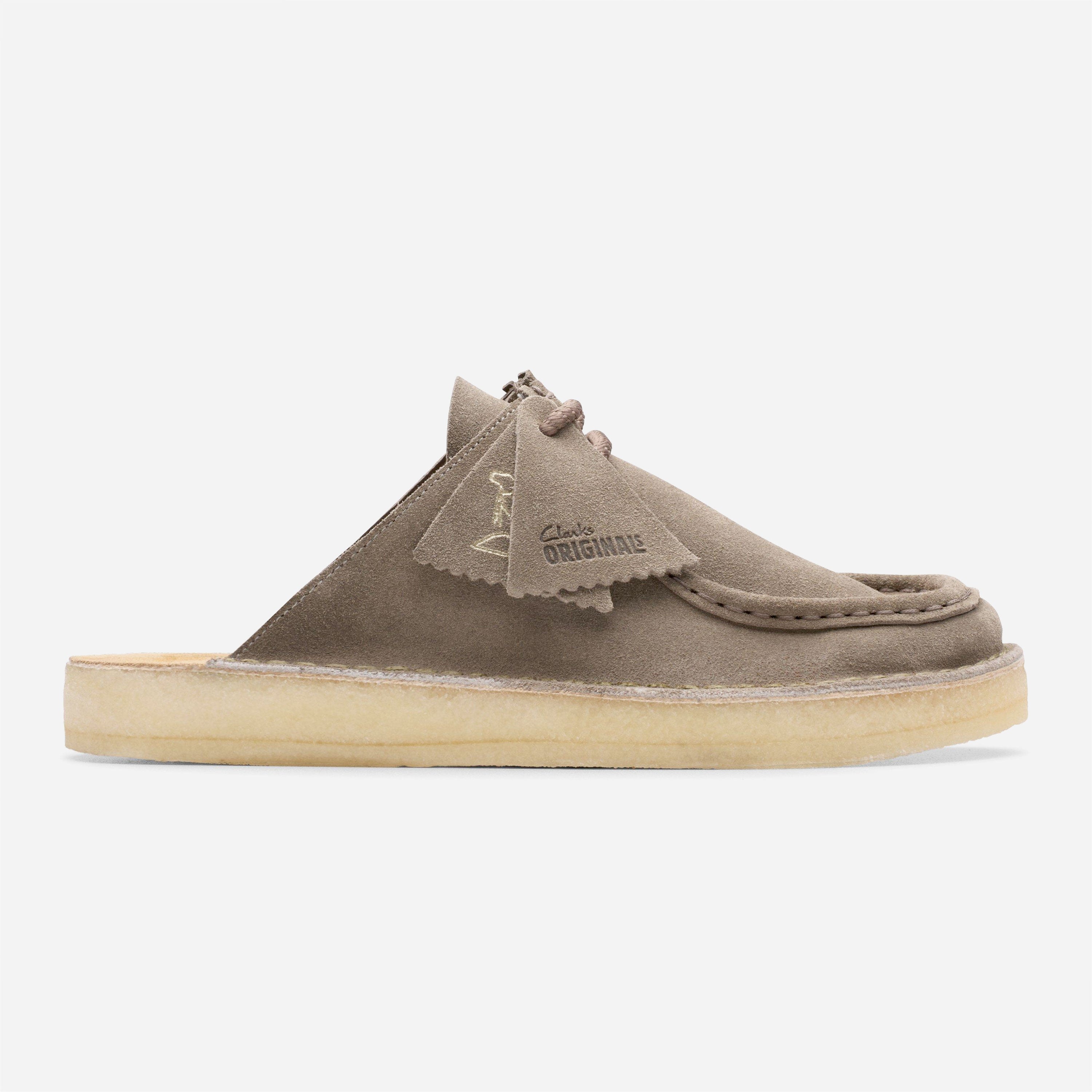 Clarks Originals - Desert Nomad Mule - Grey / Sage Suede