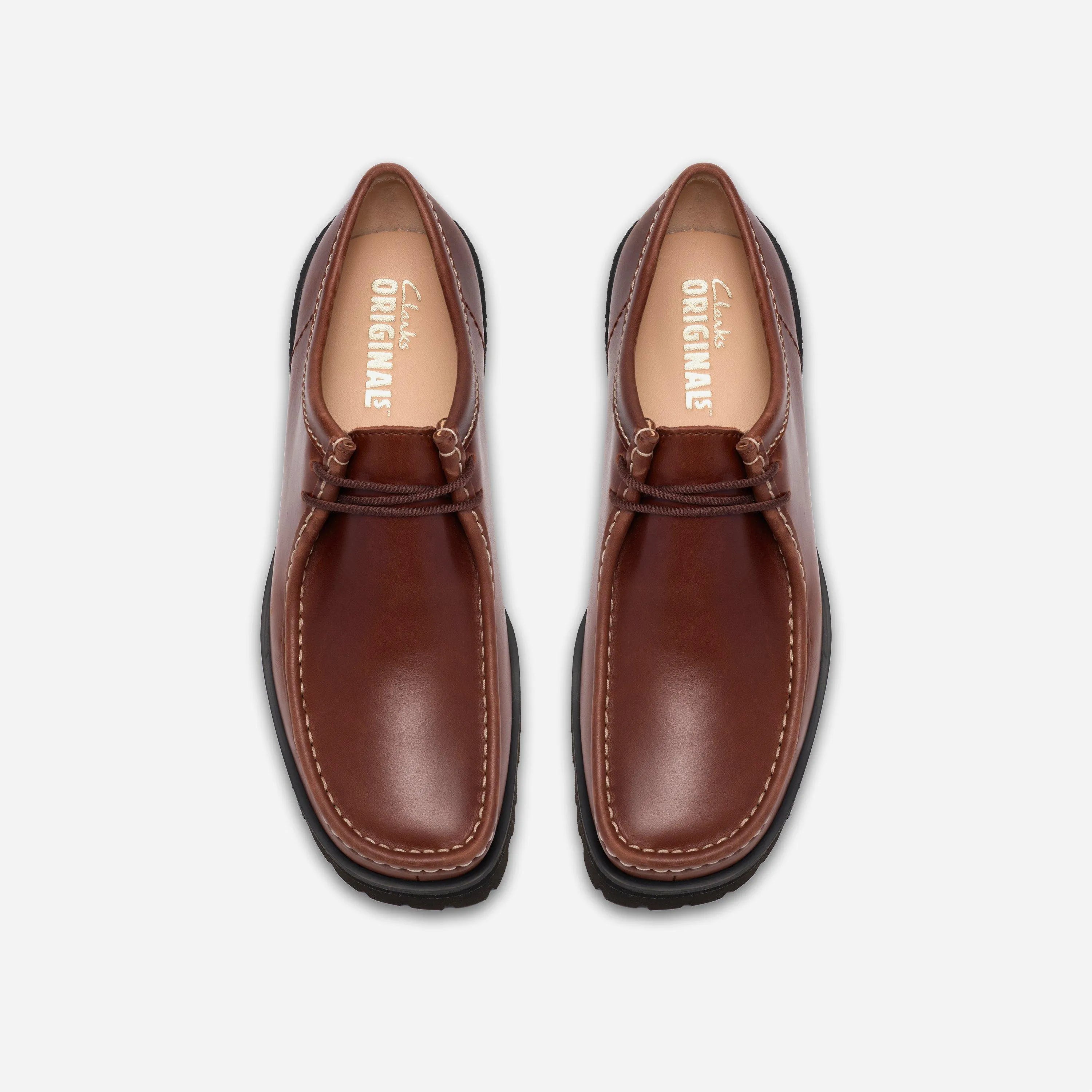 Chaussures Clarks Originals Walla Yukoner - Brown Leather