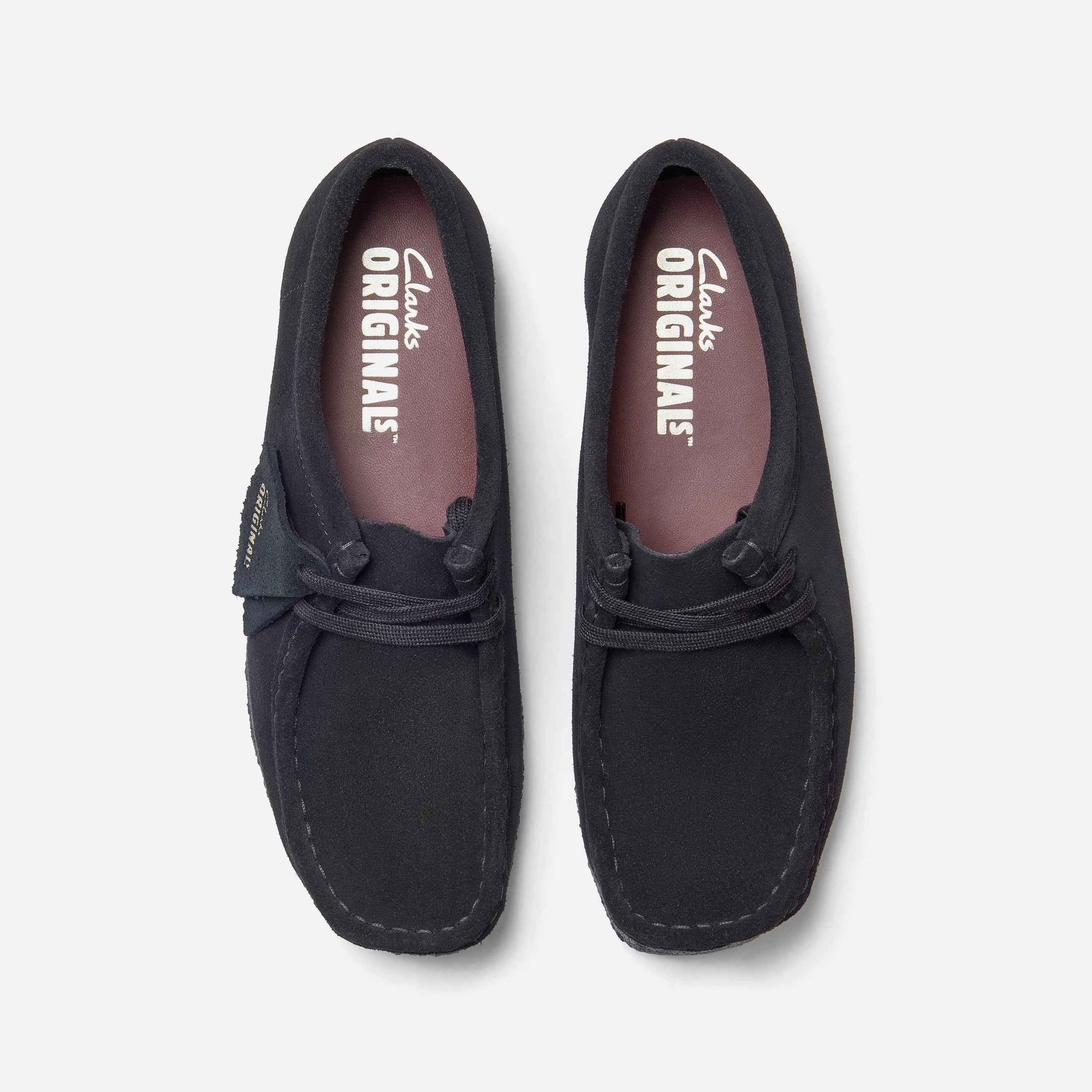 Chaussures Clarks Originals - Wallabee Homme Daim Noir