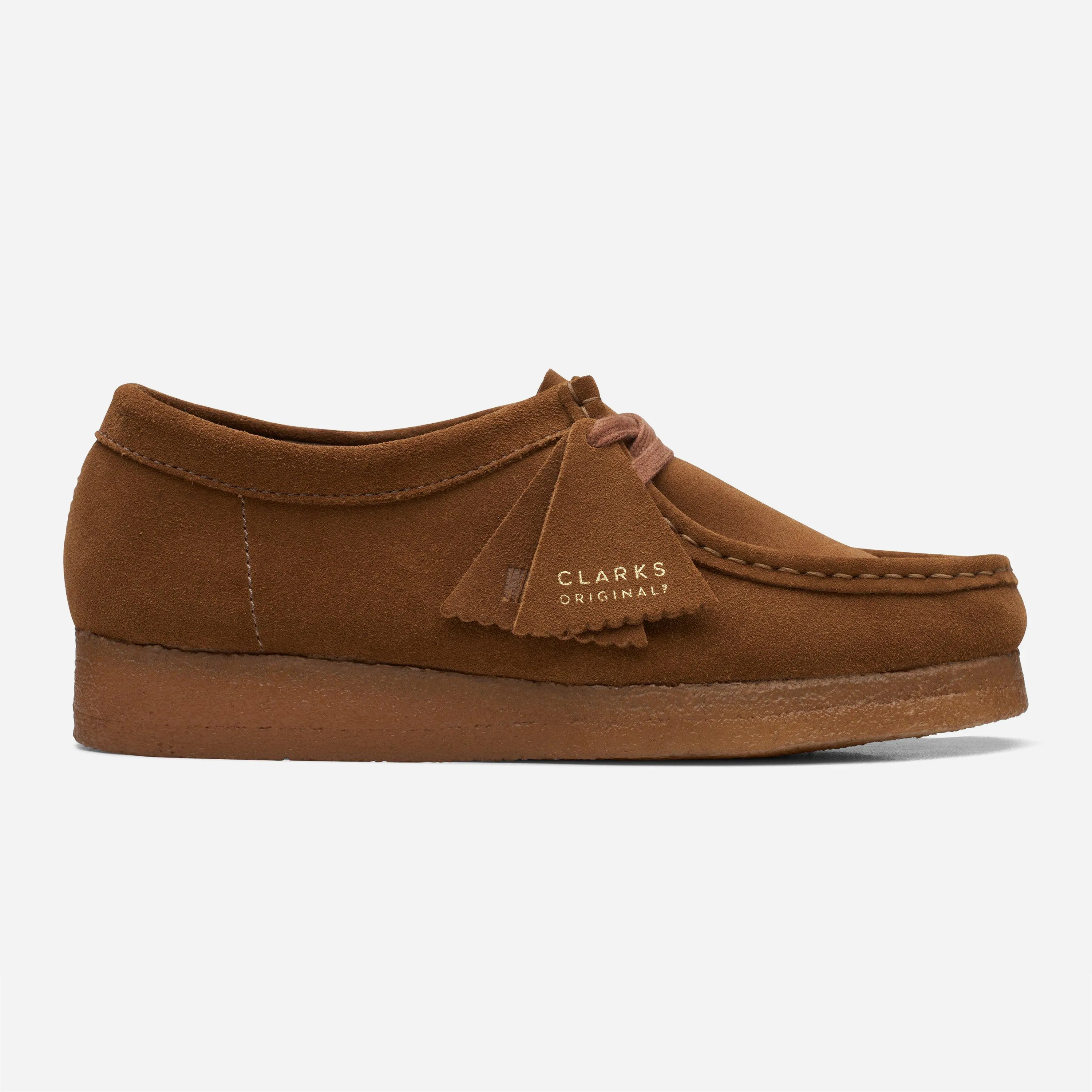 Clarks Wallabee Women Cola - Classic Brown Suede Icon