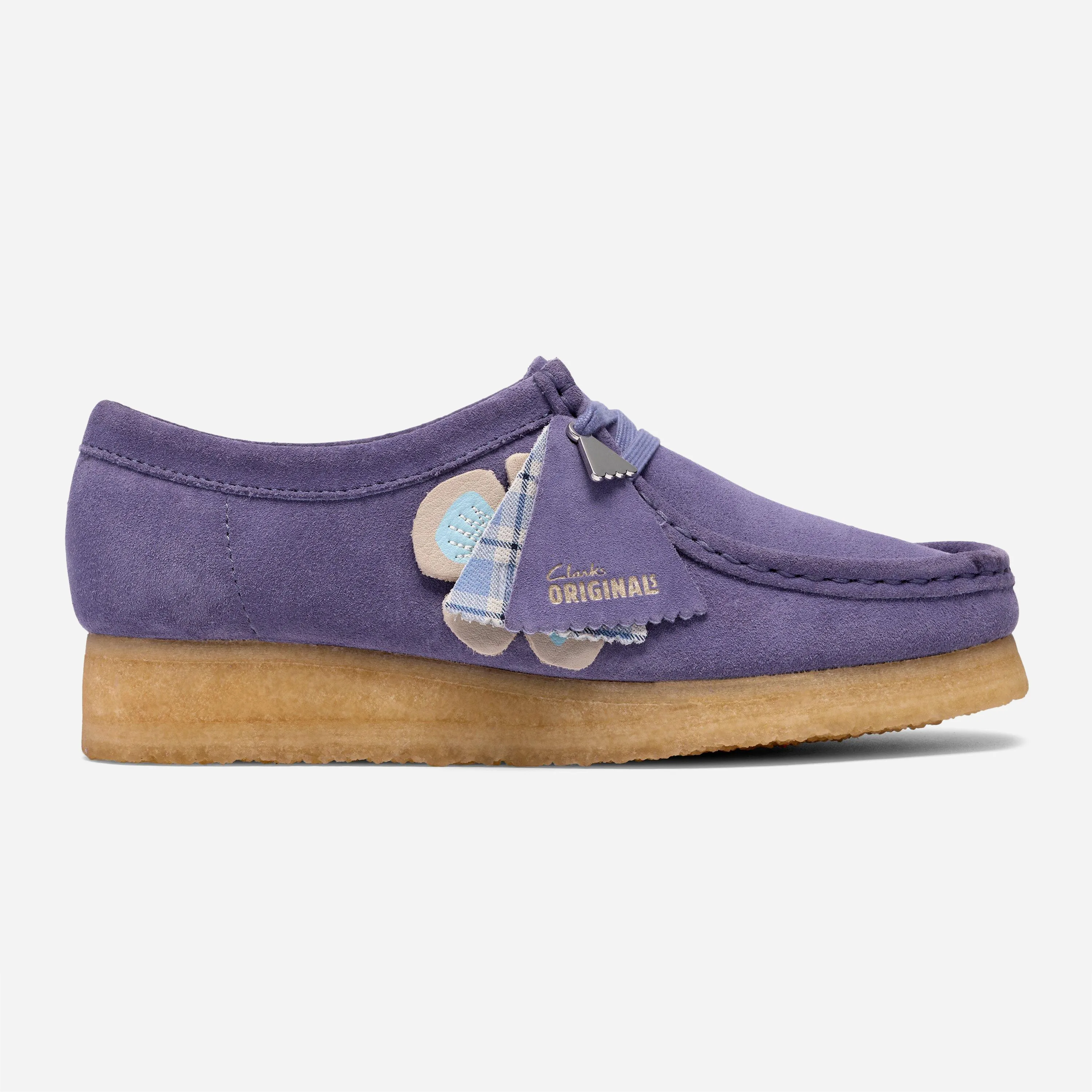 Chaussures Clarks Originals Wallabee Femme - Purple Interest