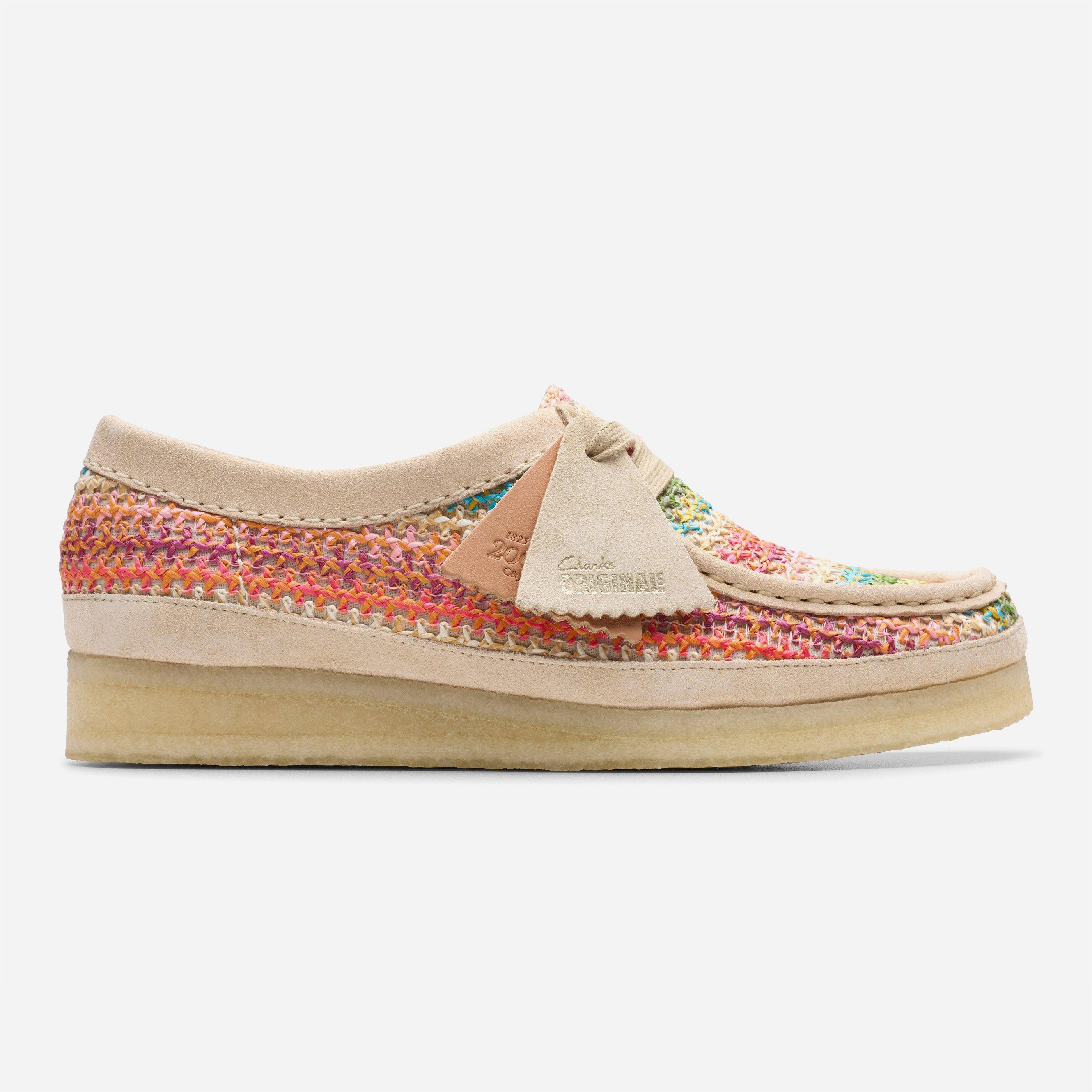 Clarks Originals - Wallabee Womens - Multicolour Raffia