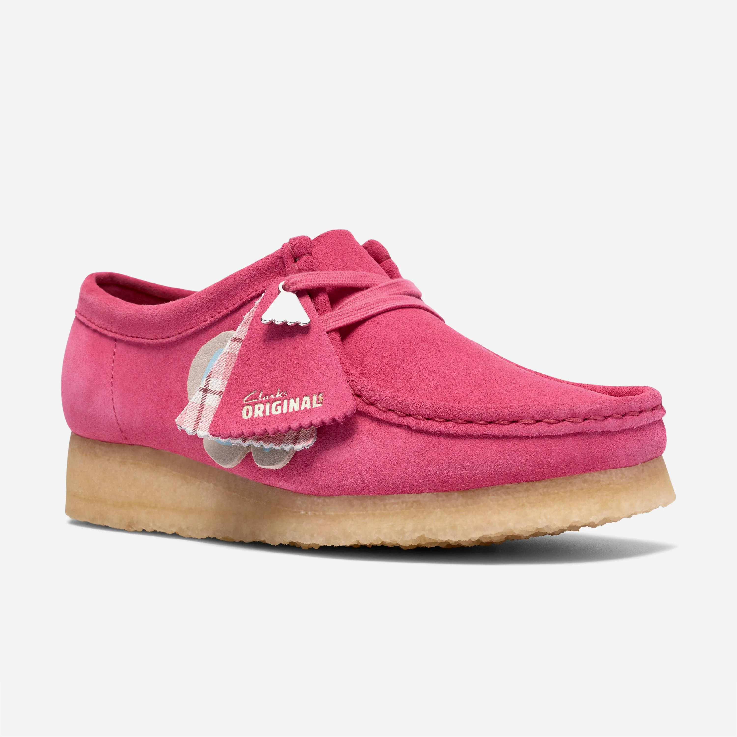 Chaussures Clarks Originals Wallabee Femme - Pink Interest