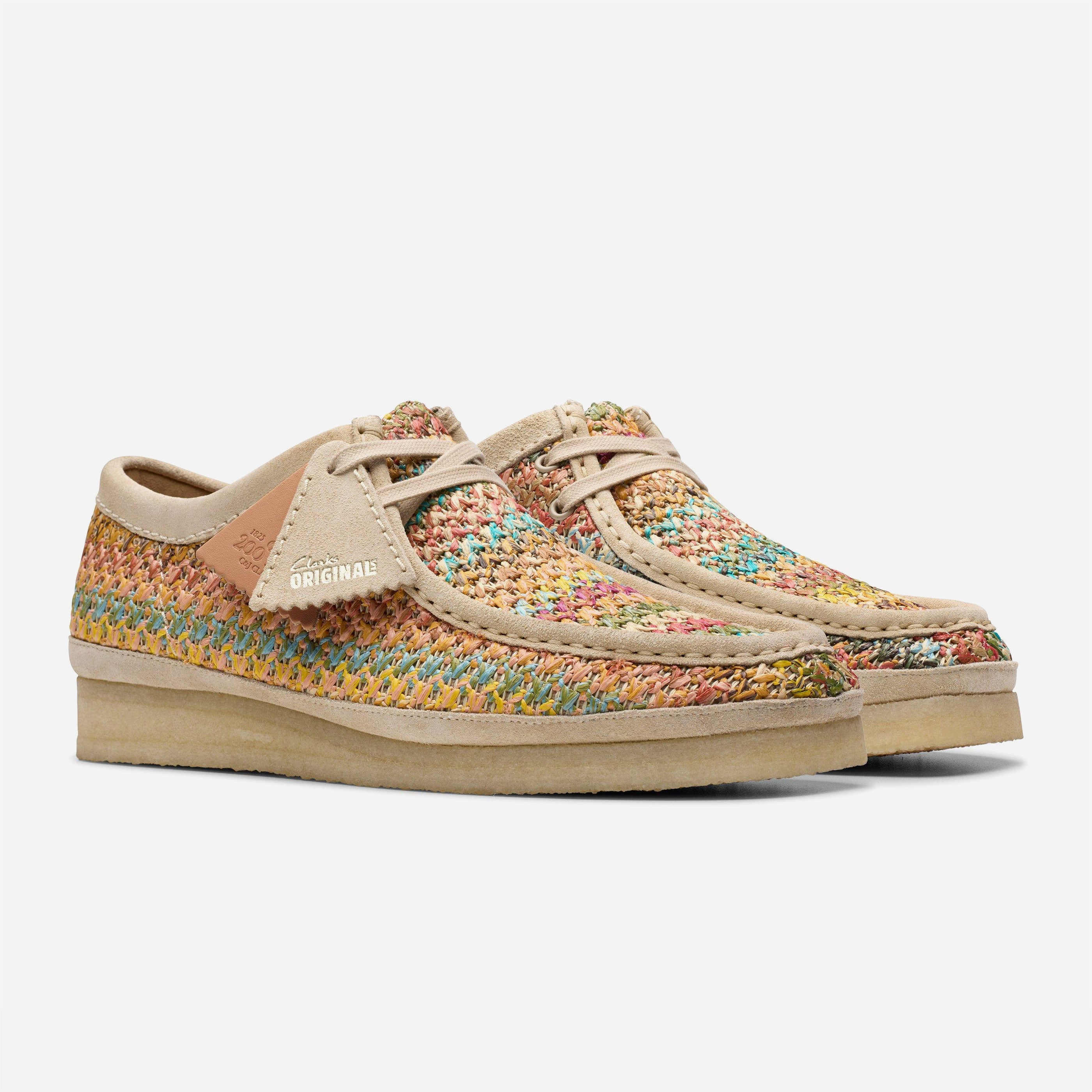 Clarks Originals - Wallabee - Multicolour Raffia