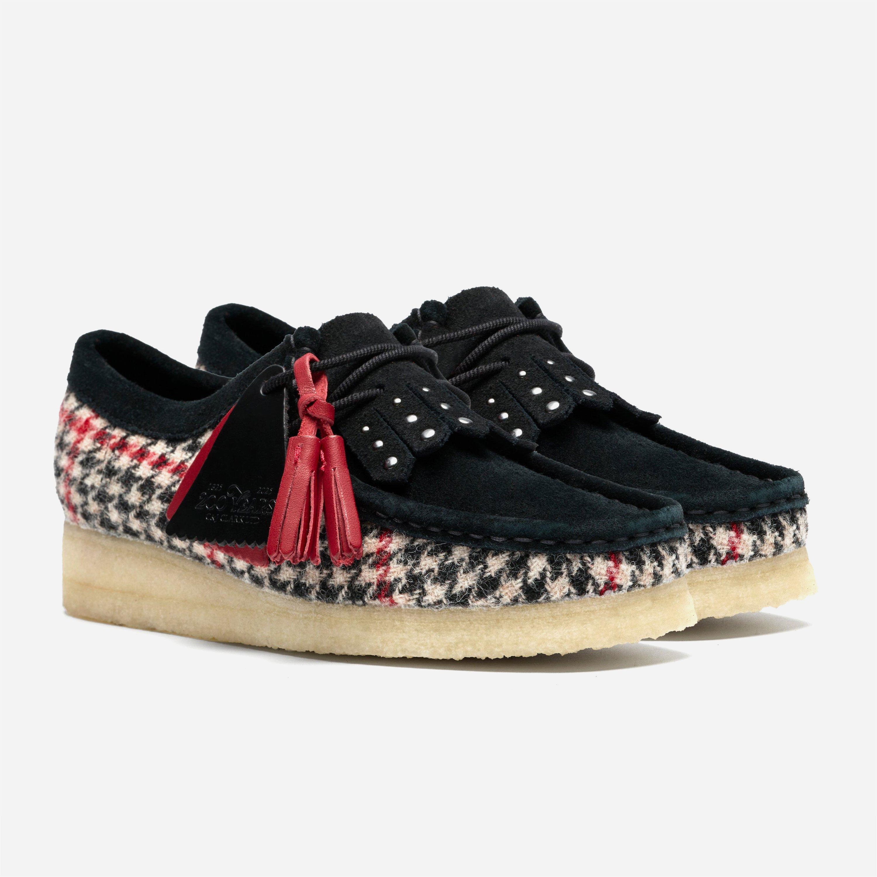 Clarks Originals - Wallabee Women Harris Tweed Pack - Black