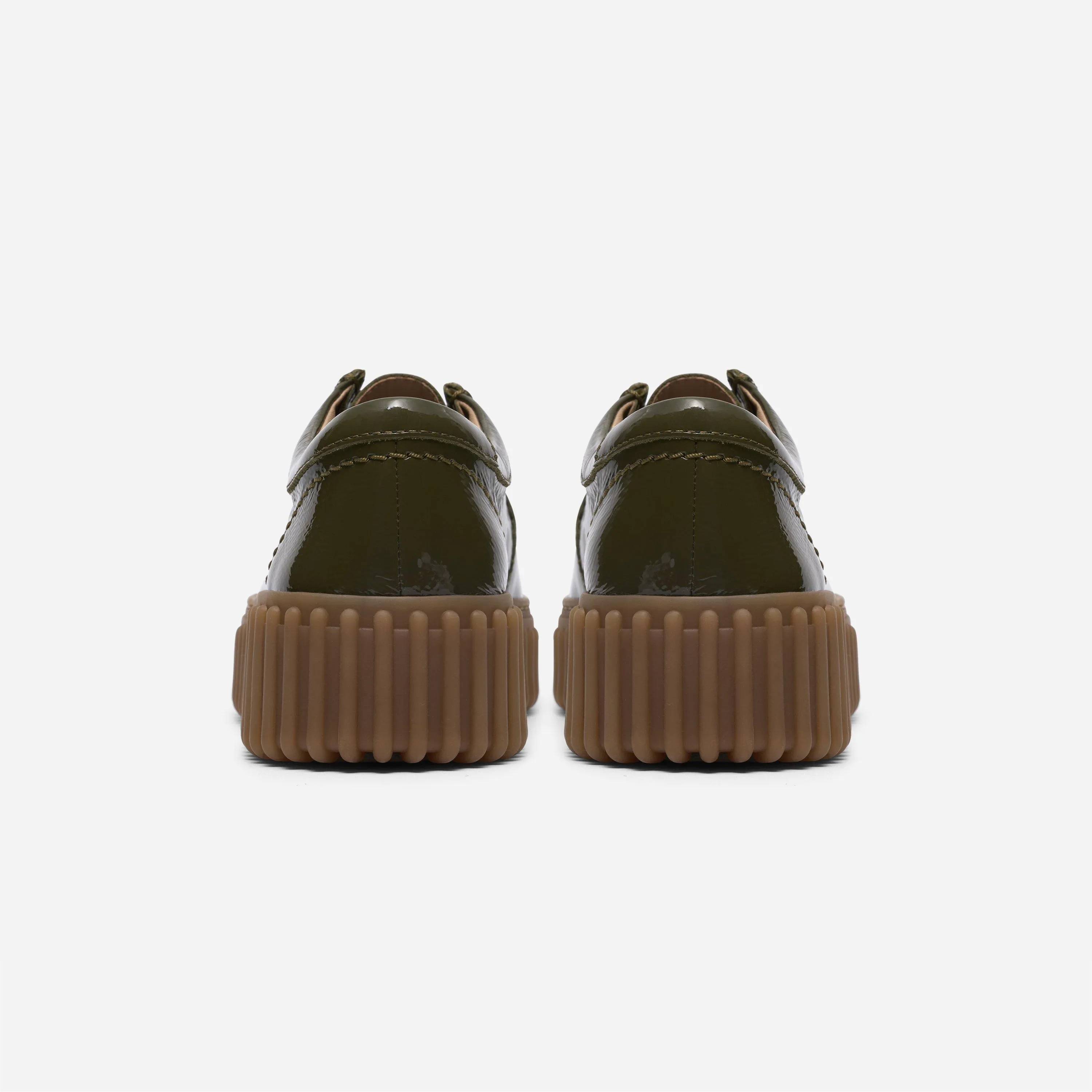 Chaussures Clarks Torhill Bee - Dark Olive Patent