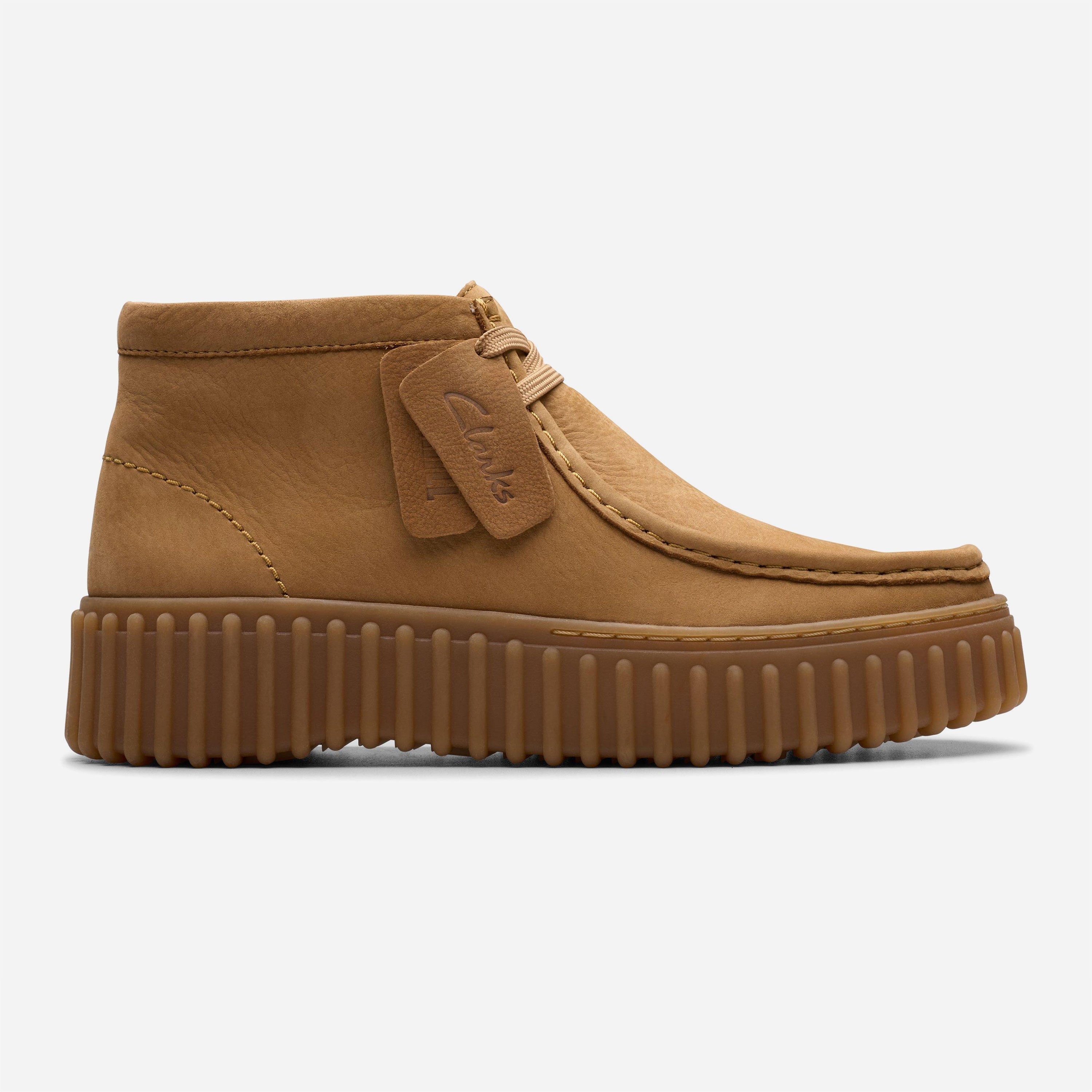 Clarks - Torhill Moss - Light Tan / Nubuck
