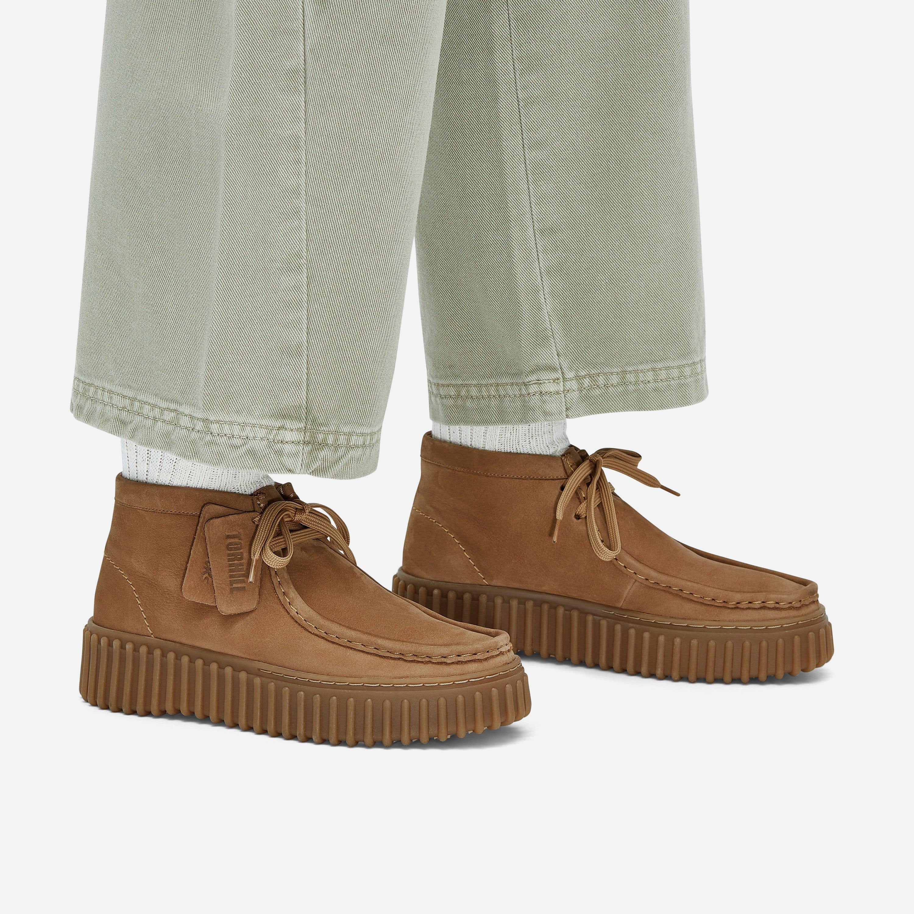 Clarks - Torhill Moss - Light Tan / Nubuck
