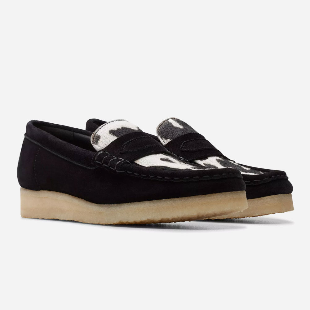 CLARKS ORIGINALS - WALLABEE LOAFER WOMEN - Cow Print Hairon