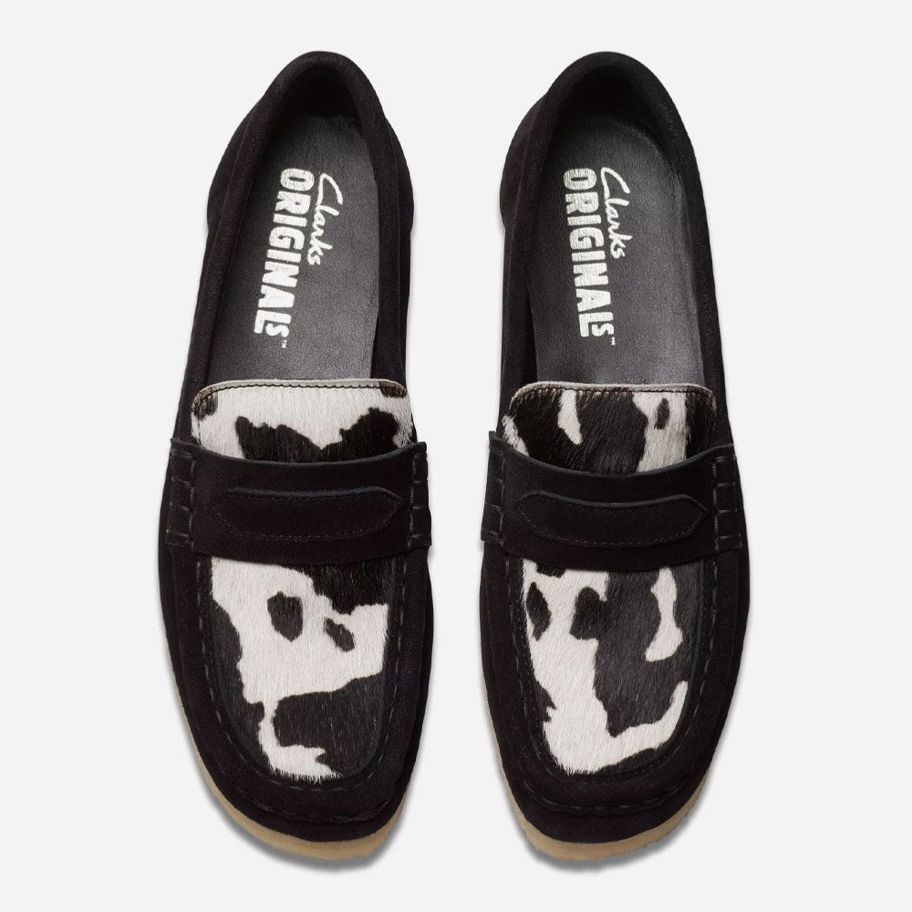 CLARKS ORIGINALS - WALLABEE LOAFER WOMEN - Cow Print Hairon