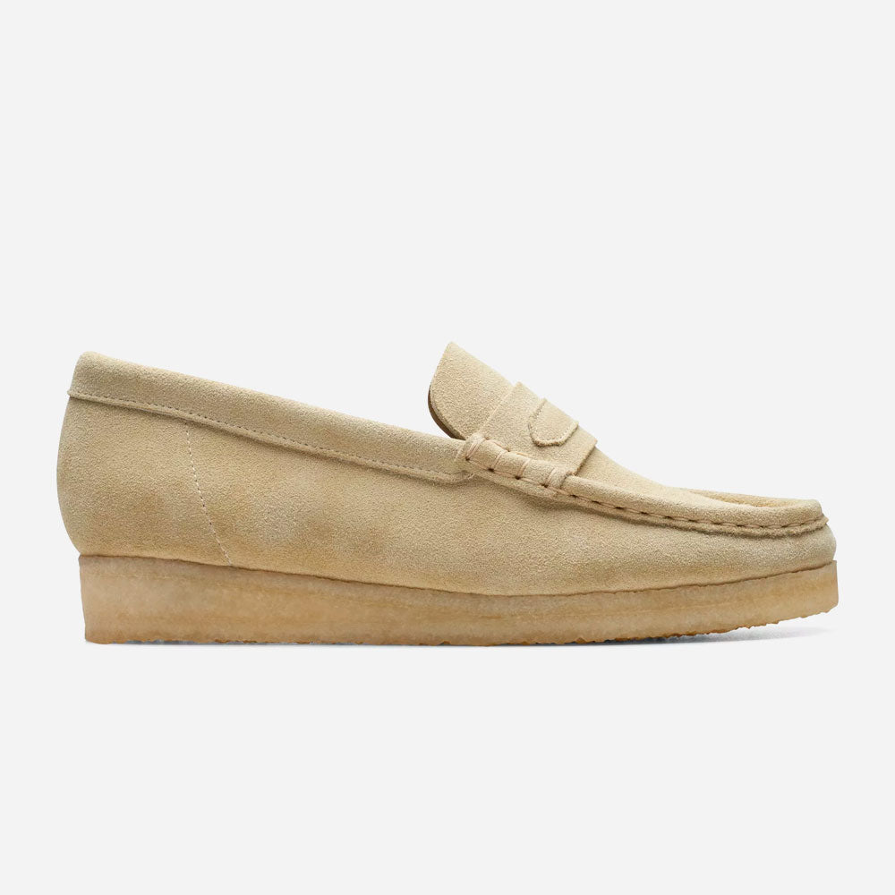 CLARKS ORIGINALS - WALLABEE LOAFER WOMEN - Maple Suede