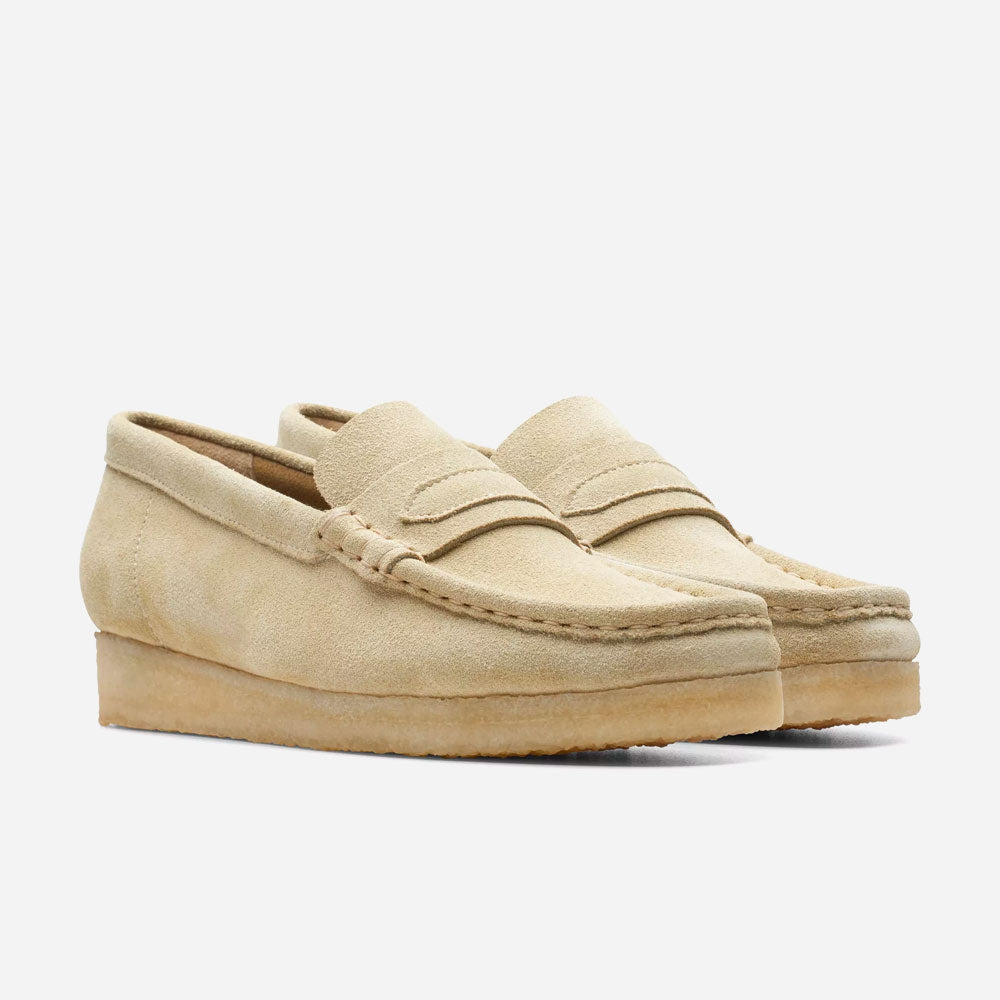 CLARKS ORIGINALS - WALLABEE LOAFER WOMEN - Maple Suede