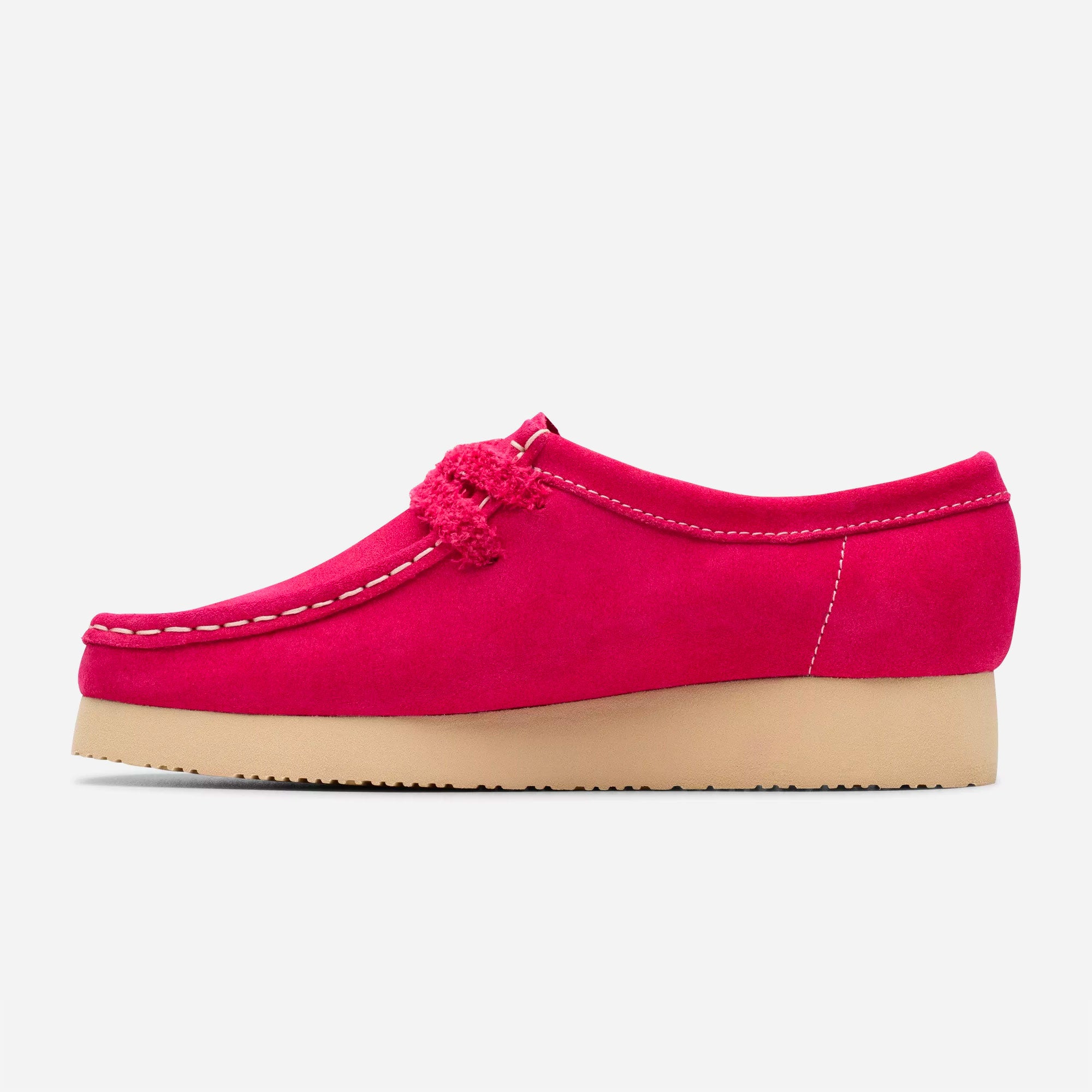 Clarks Originals - Wallabee Womens 2604 - Bright Pink Suede