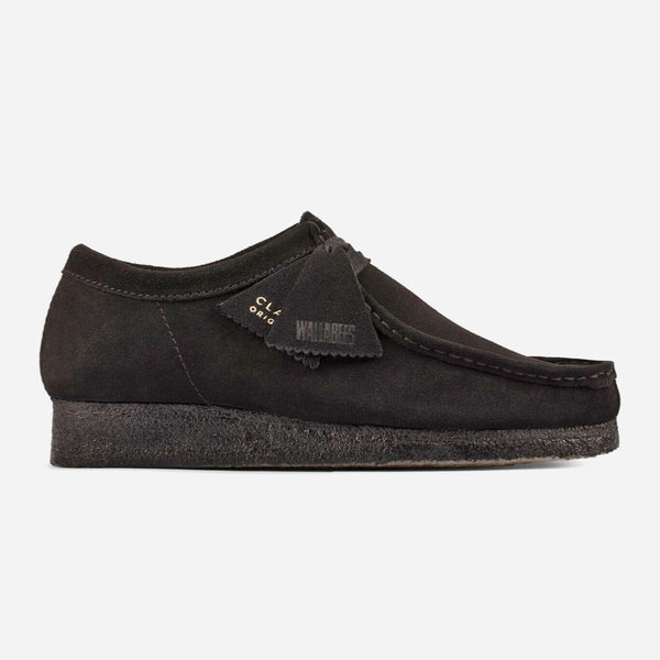 Clarks Wallabee W Black Suede