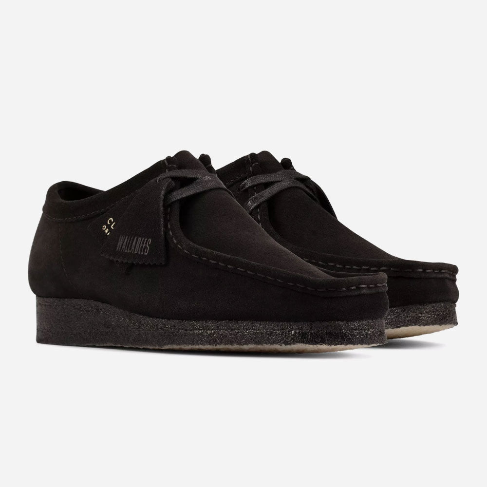 CLARKS ORIGINALS - WALLABEE WOMEN - Black Suede