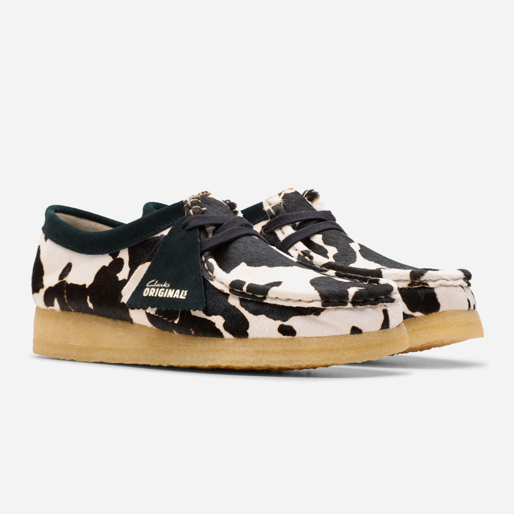 CLARKS ORIGINALS - WALLABEE WOMEN - Cow Print HairOn