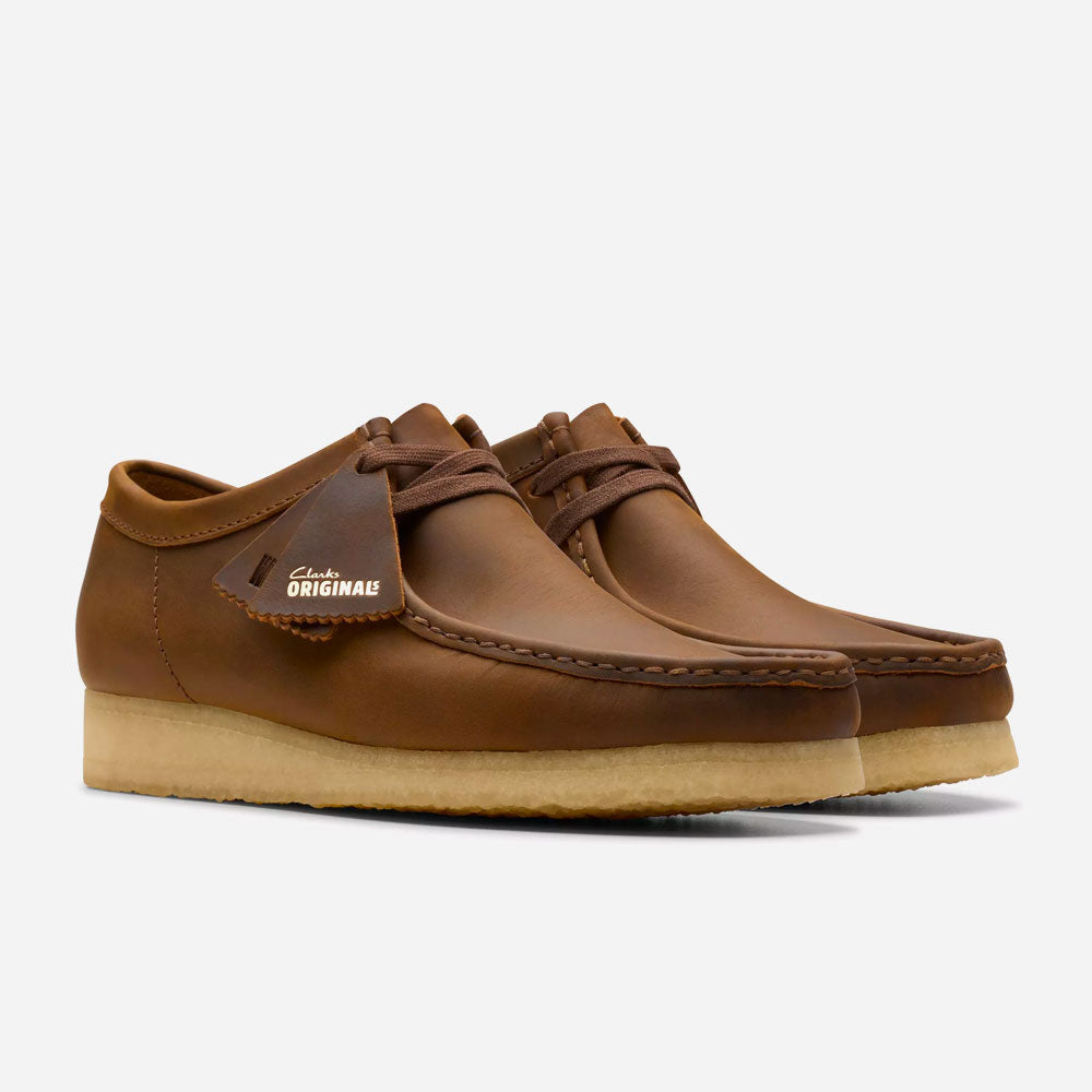 CLARKS ORIGINALS - WALLABEE - Beeswax