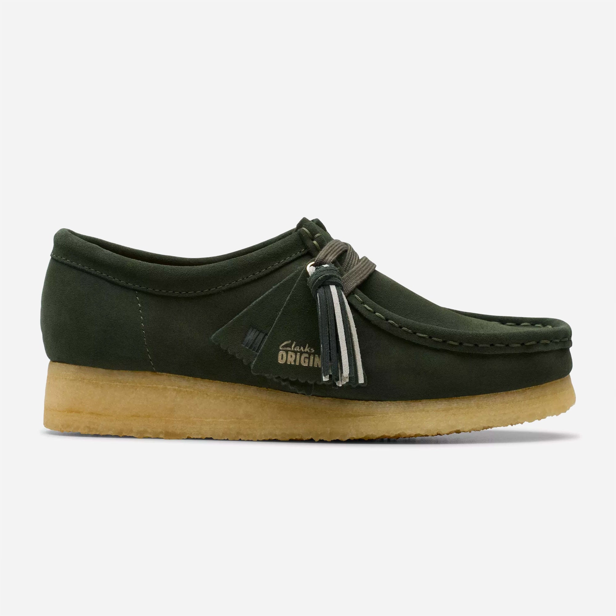 Clarks Originals - Wallabee Womens - Forest Green Suede