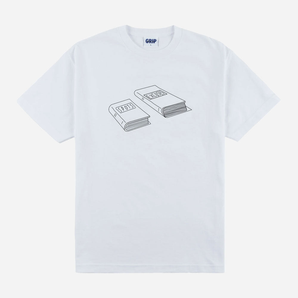 CLASSIC GRIP - EXCUSES T-SHIRT - White