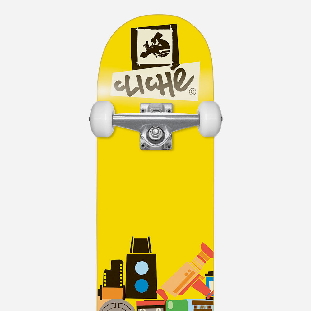 Cliché - Document Complete Skateboard - Yellow