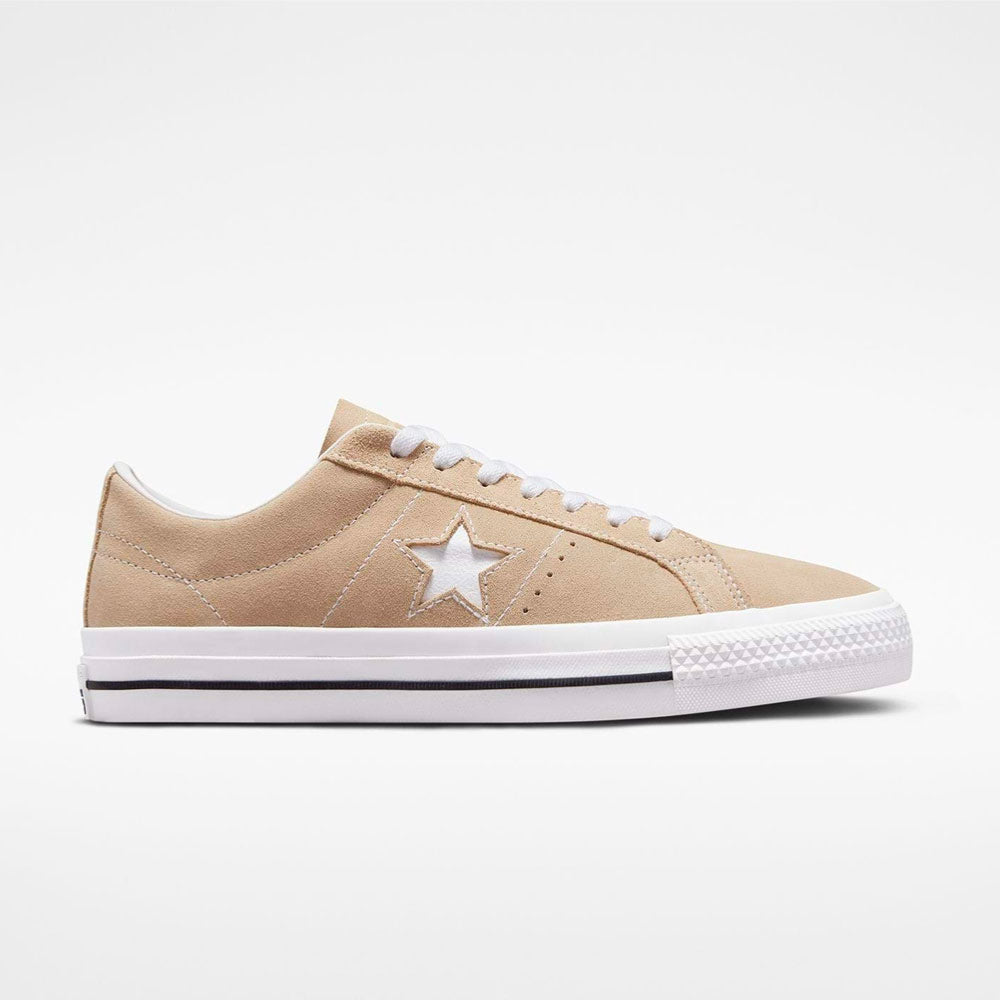 CONS by CONVERSE - ONE STAR PRO OX - OAT MILK WHITE BLACK