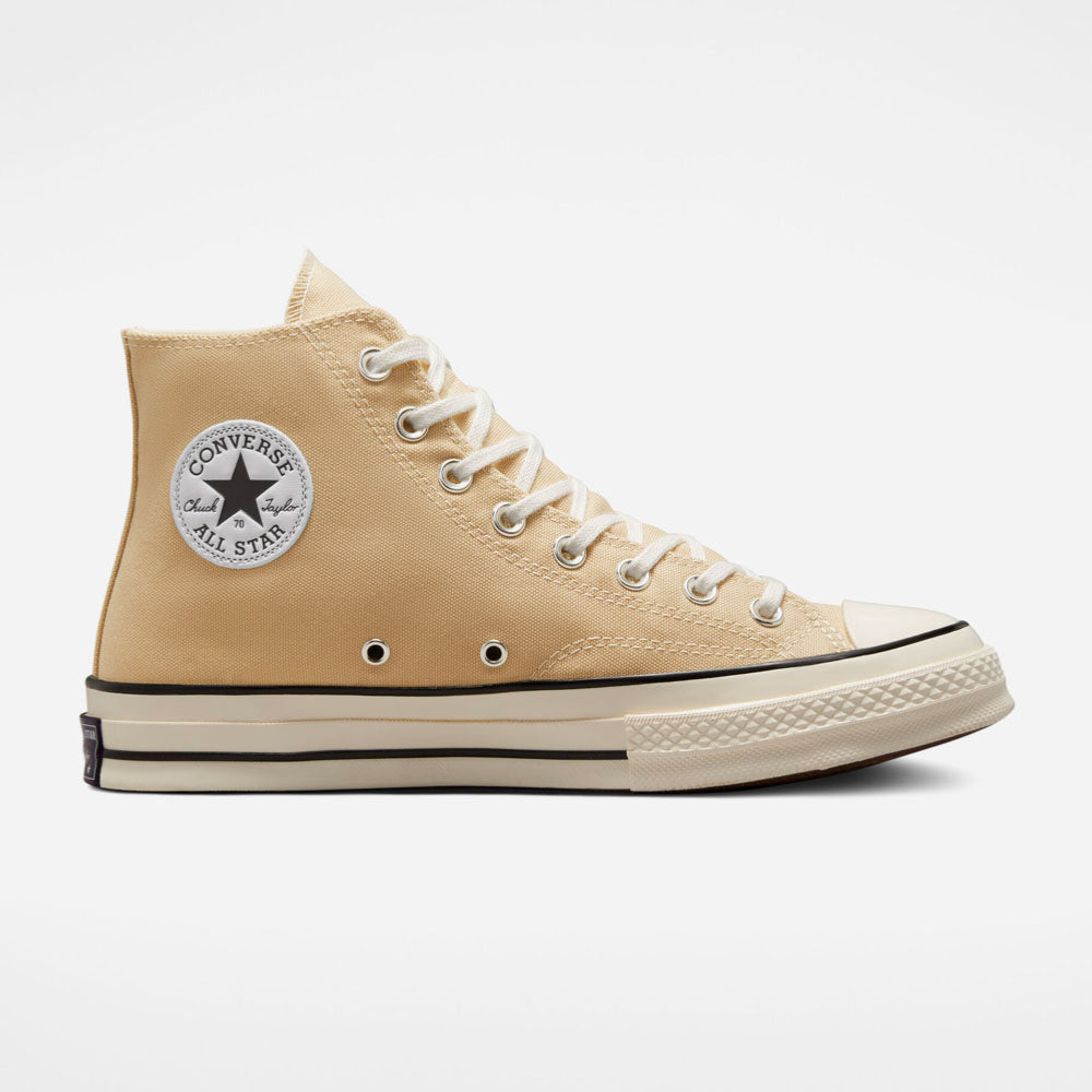 CONVERSE - CHUCK TAYLOR 70 HI -  Oat Milk Egret Black
