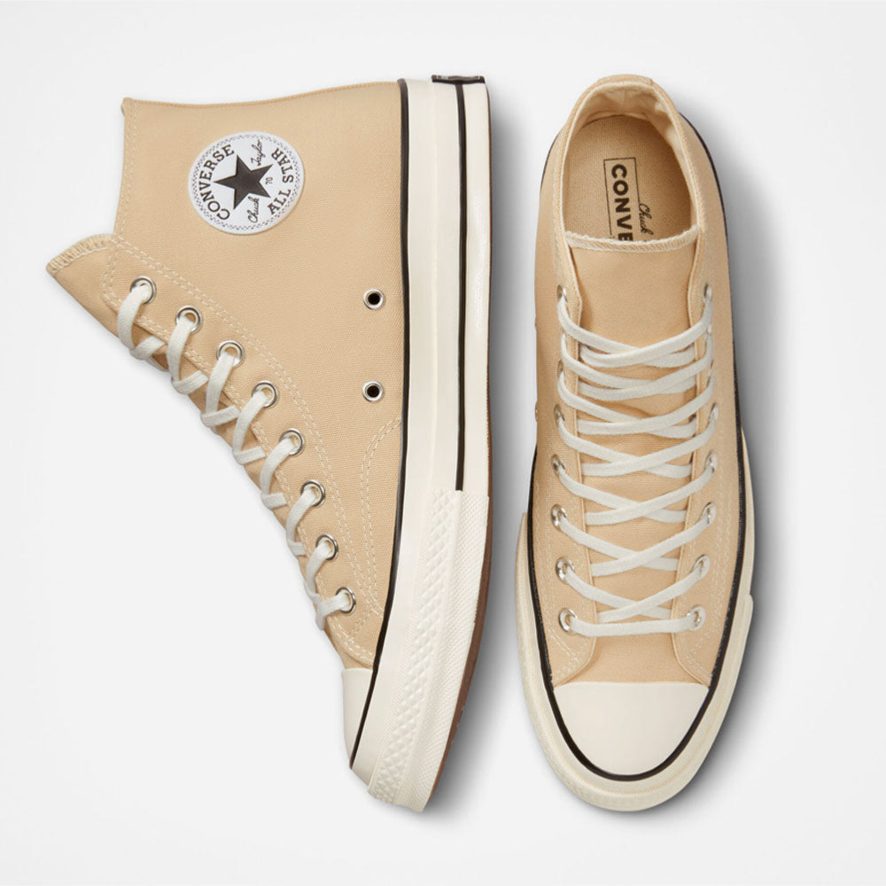 CONVERSE - CHUCK TAYLOR 70 HI -  Oat Milk Egret Black