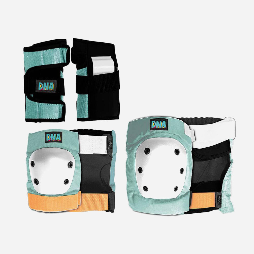 DNA - Knee & Elbow Kids Pack - Pastel Green