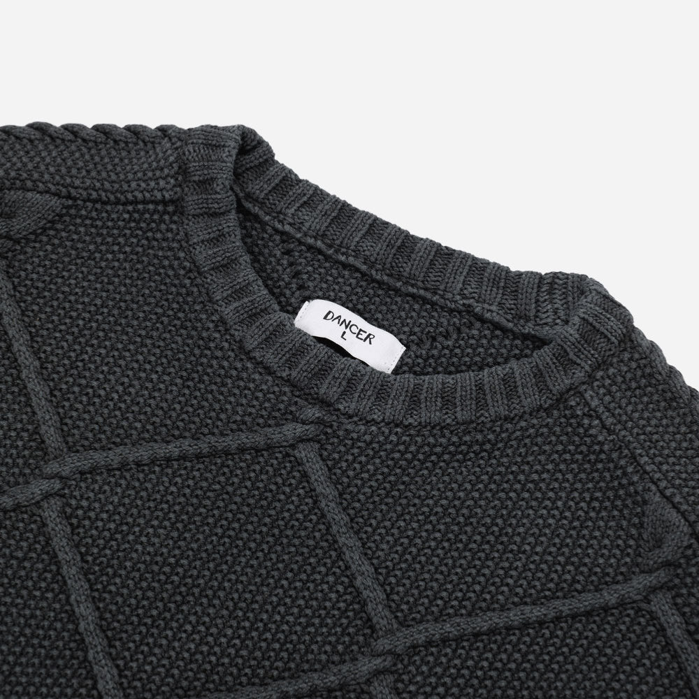 DANCER - FENCE KNIT - Charcoal