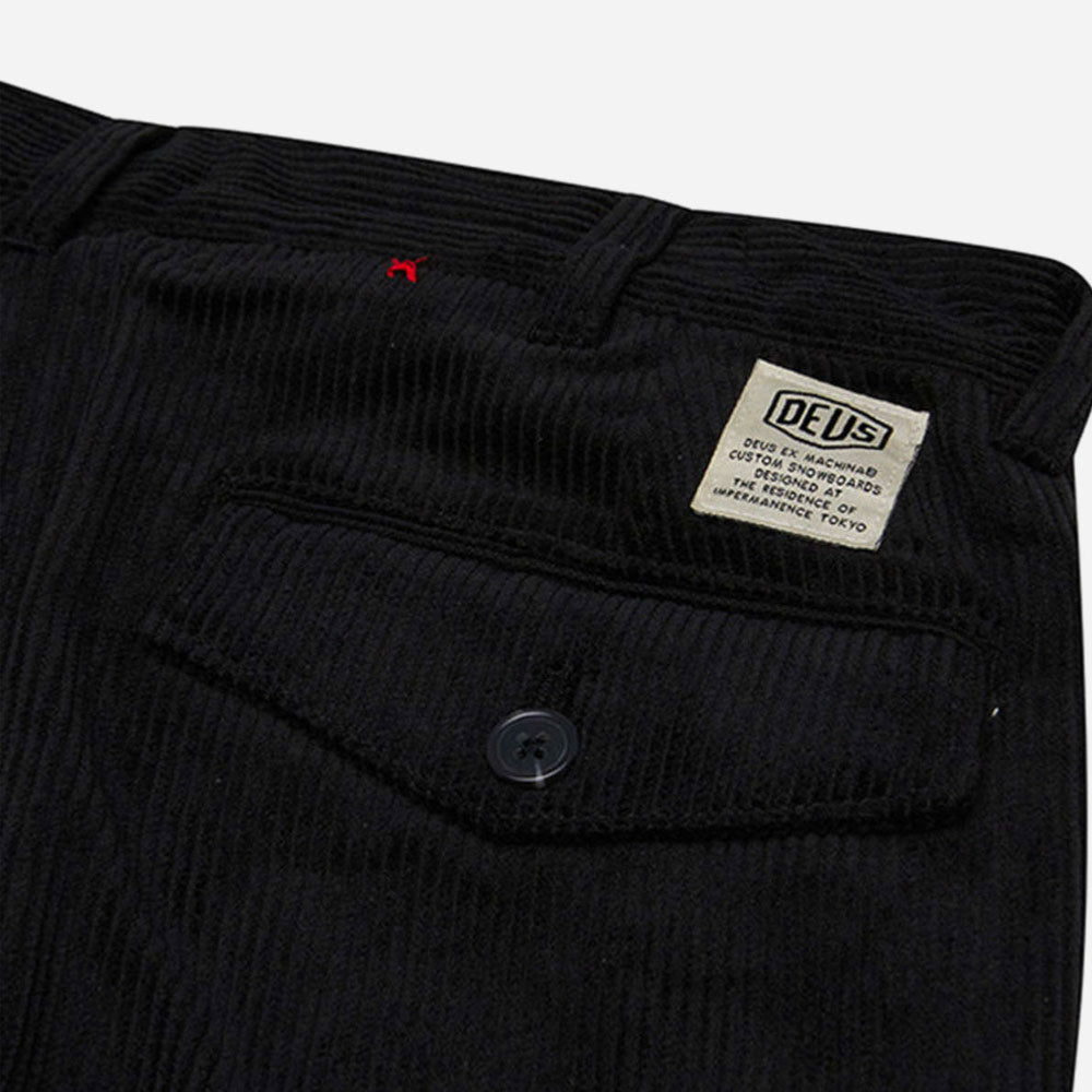 DEUS EX MACHINA - ALPINE CORD PANT - Black